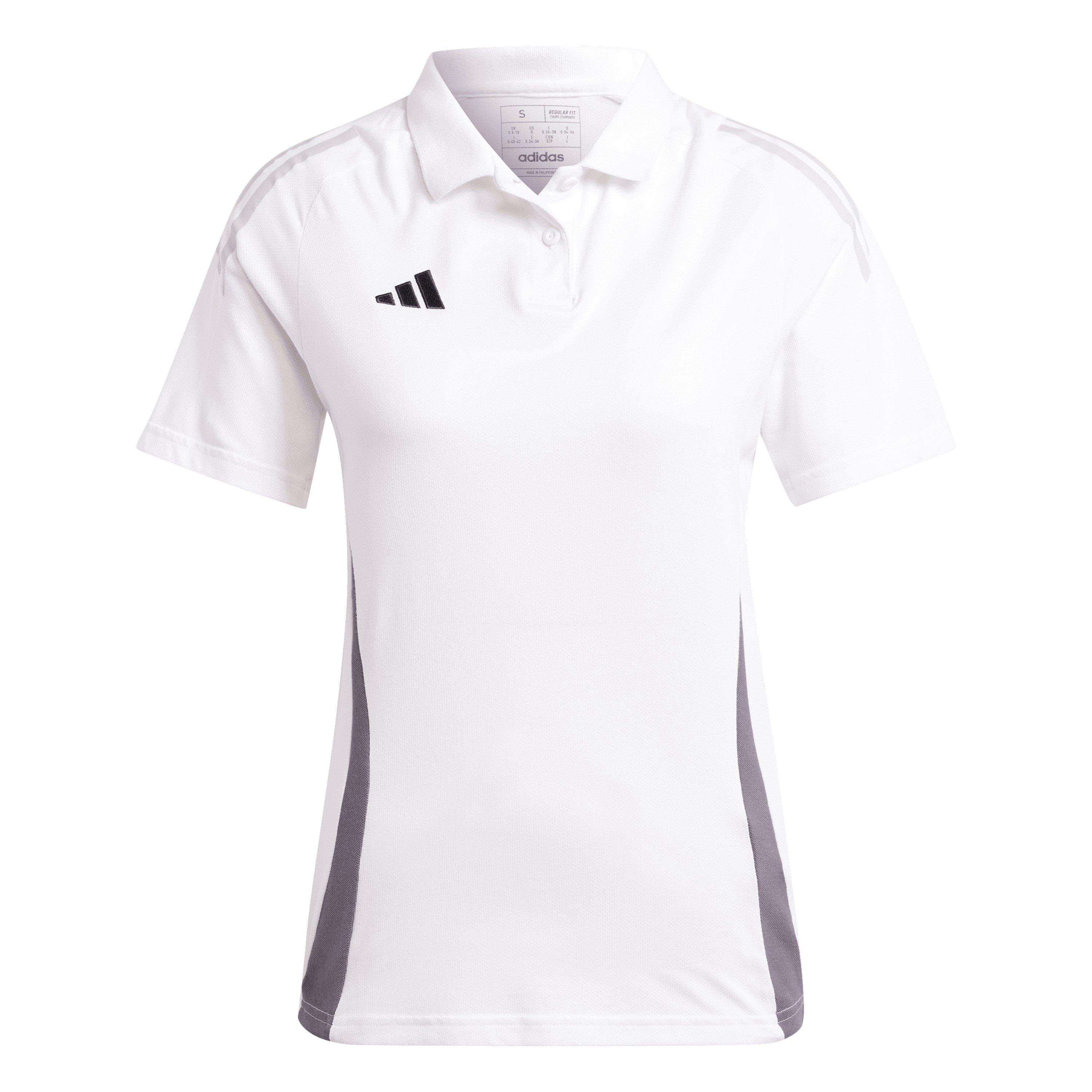 Adidas Women's Tiro24 Performance Polo Shirt - White - 14 (L)