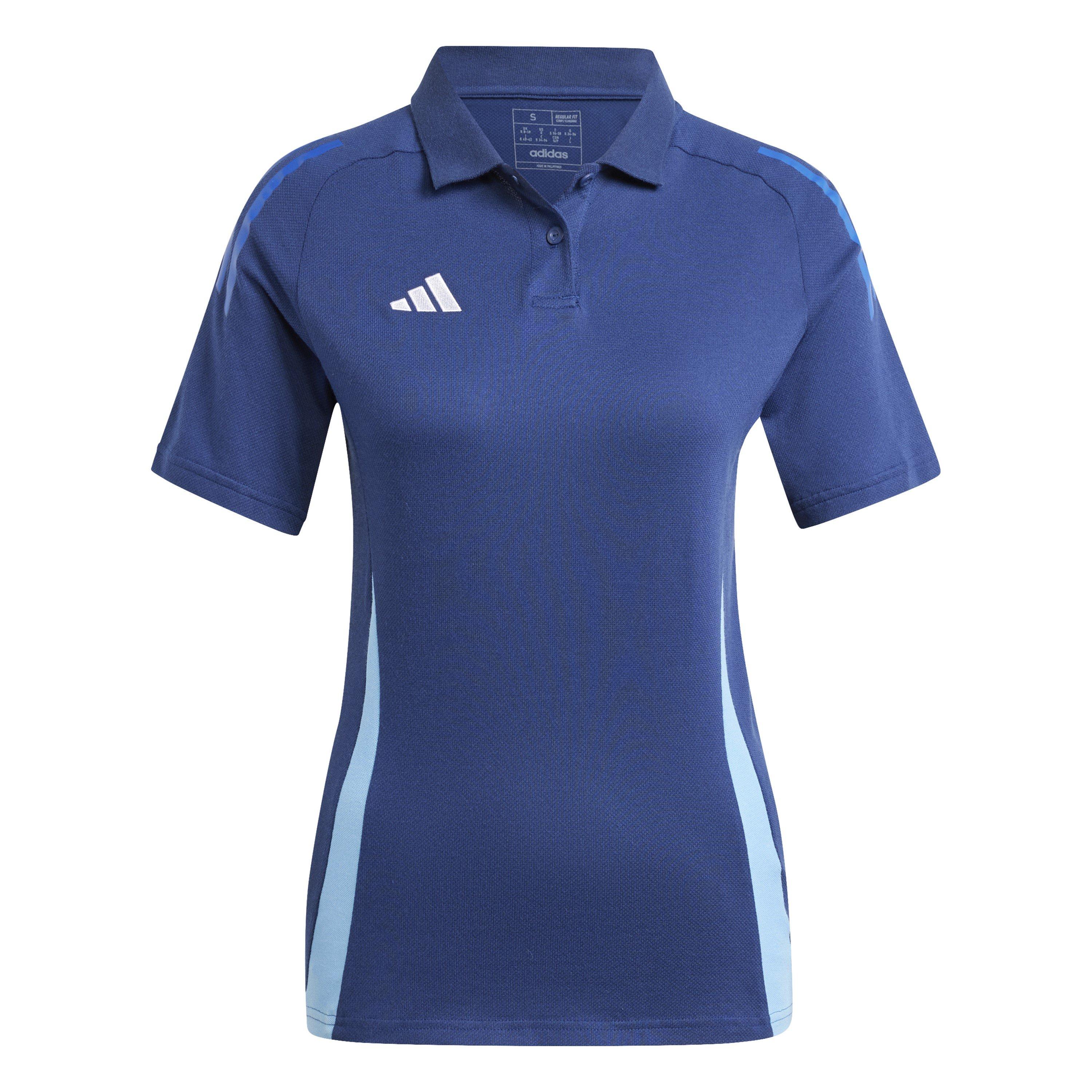 Adidas Women's Tiro24 Performance Polo Shirt - Navy Blue - 14 (L)