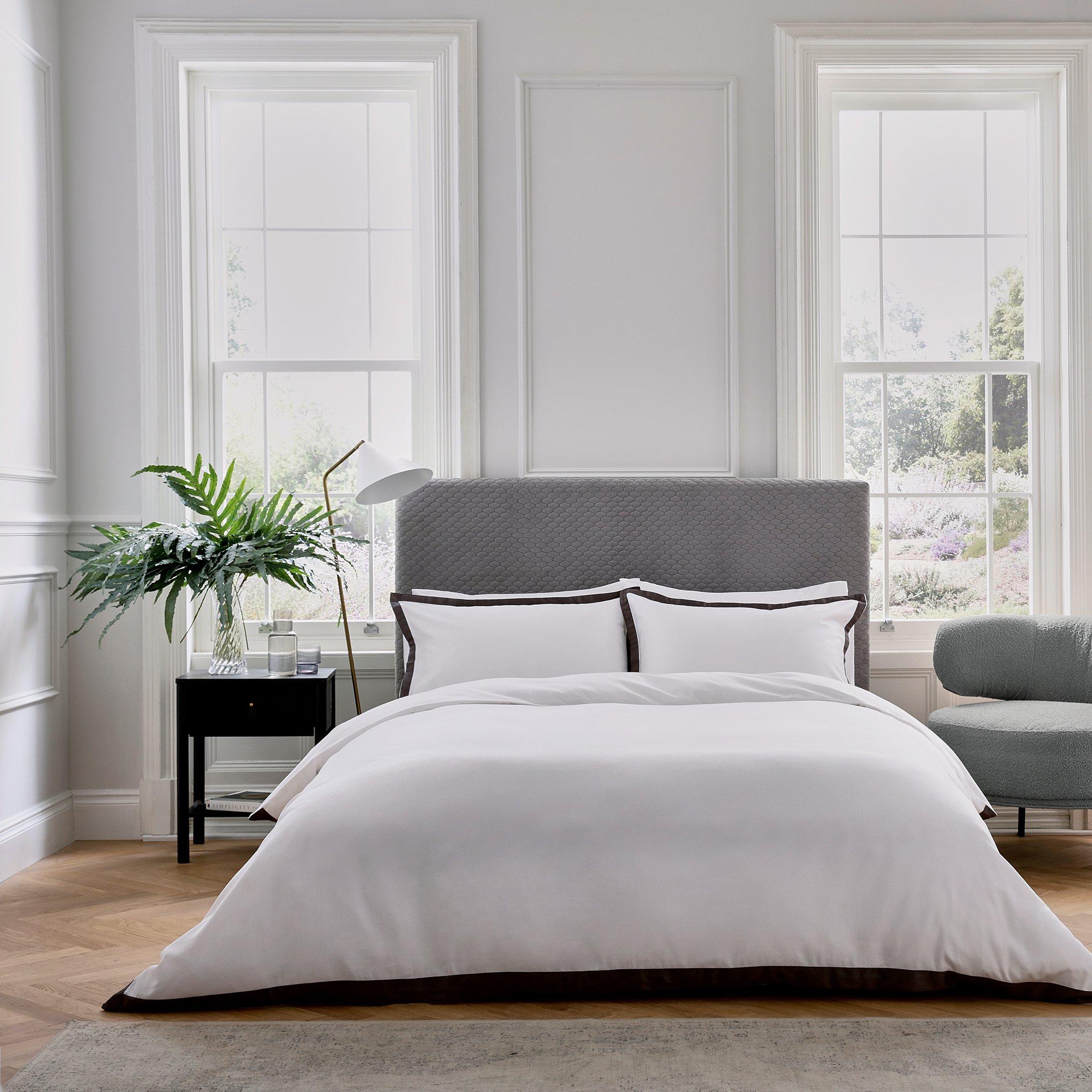 White - Bedeck of Belfast - Olenna Duvet Cover Set - 1