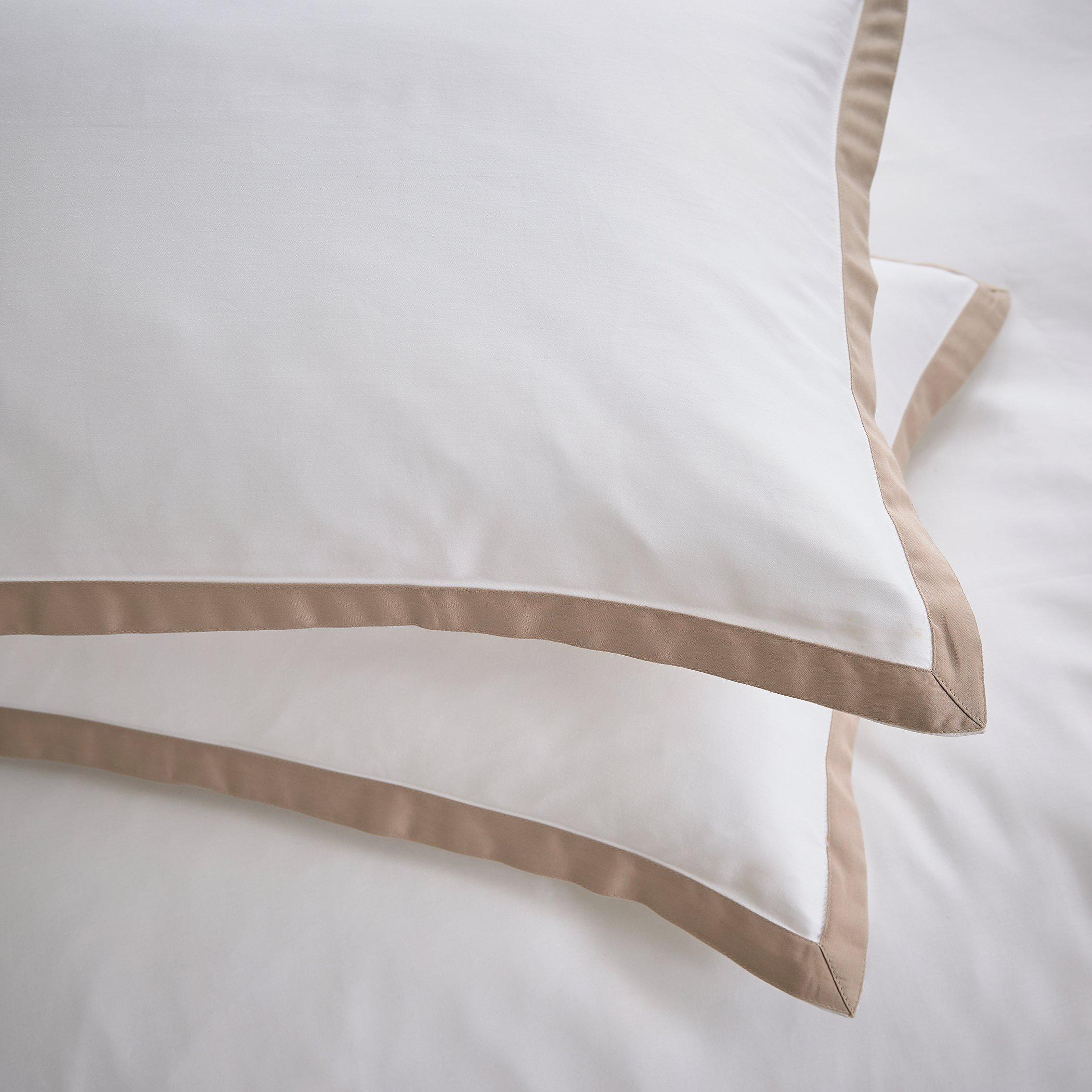 Truffle / Chalk - Bedeck of Belfast - Olenna Duvet Cover Set - 4
