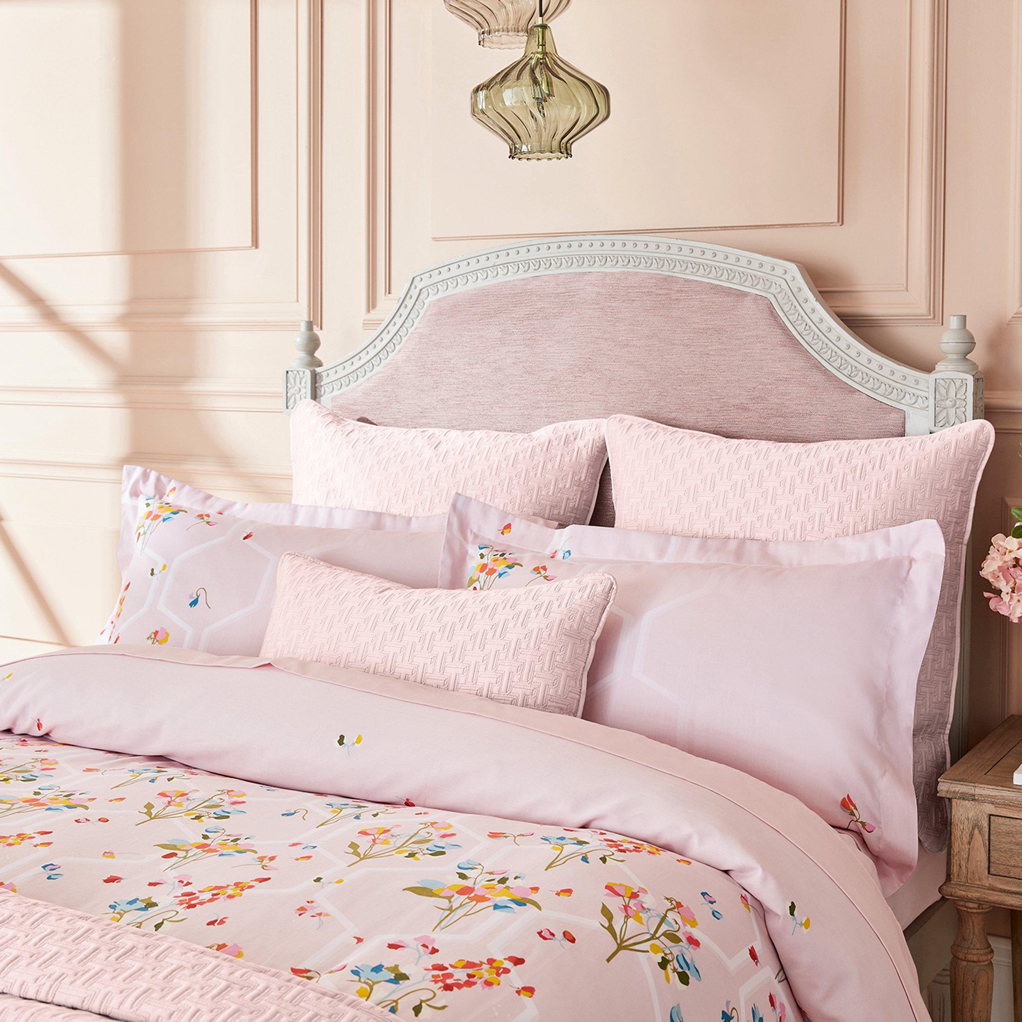 Soft Pink - Ted Baker Home - Peppermint Duvet Cover Set - 2