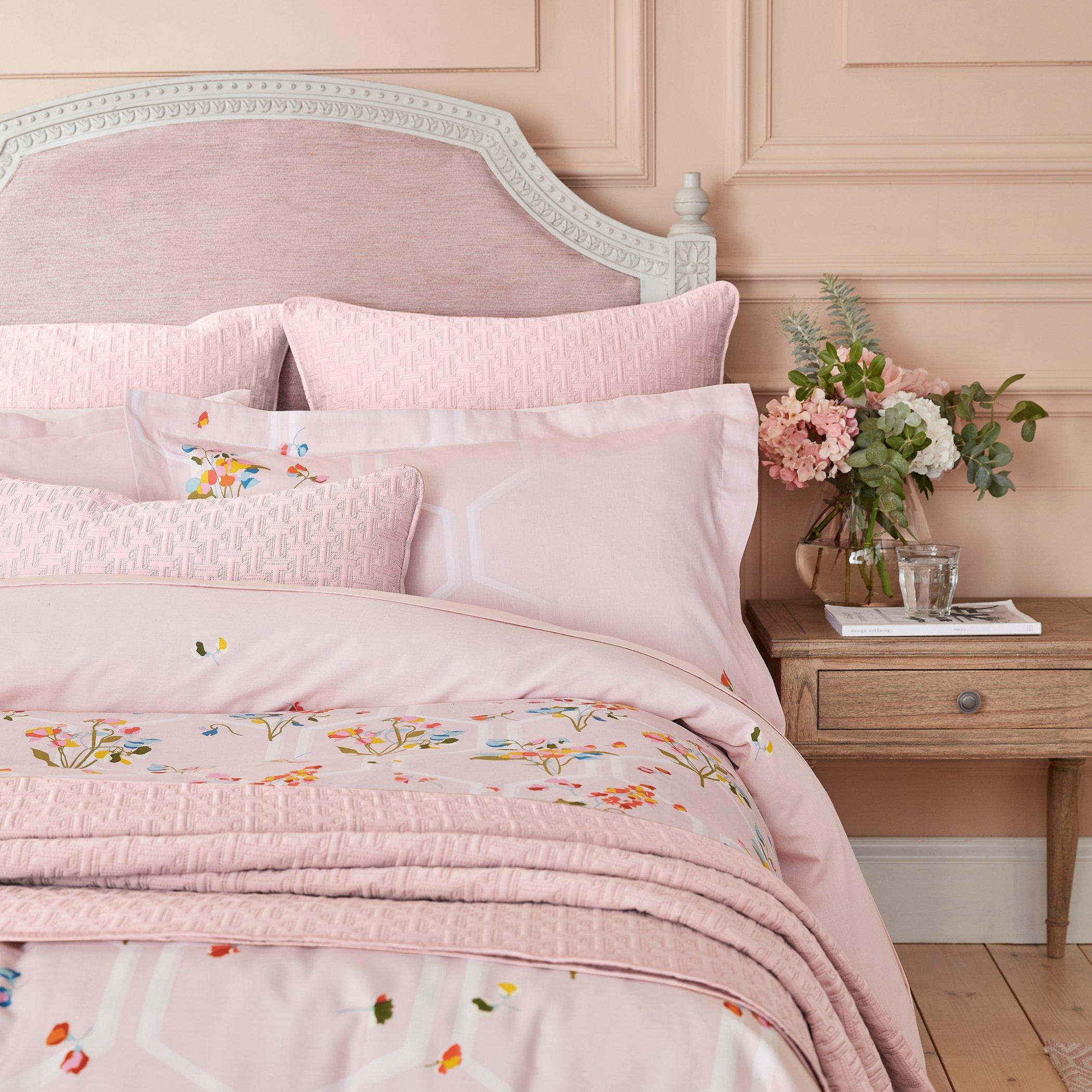 Soft Pink - Ted Baker Home - Peppermint Duvet Cover Set - 4