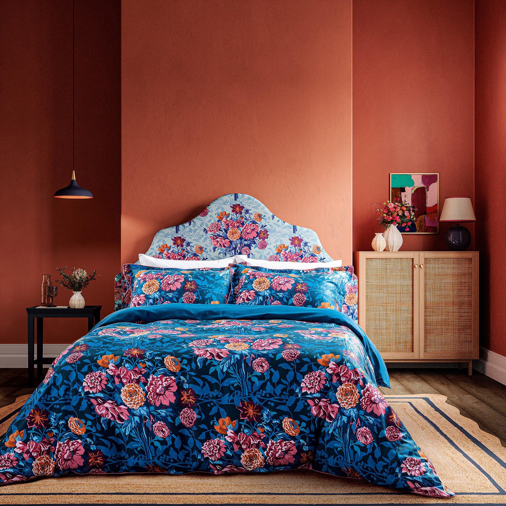 Lapis - Harlequin - Dahlia Bunch Duvet Cover Set - 1