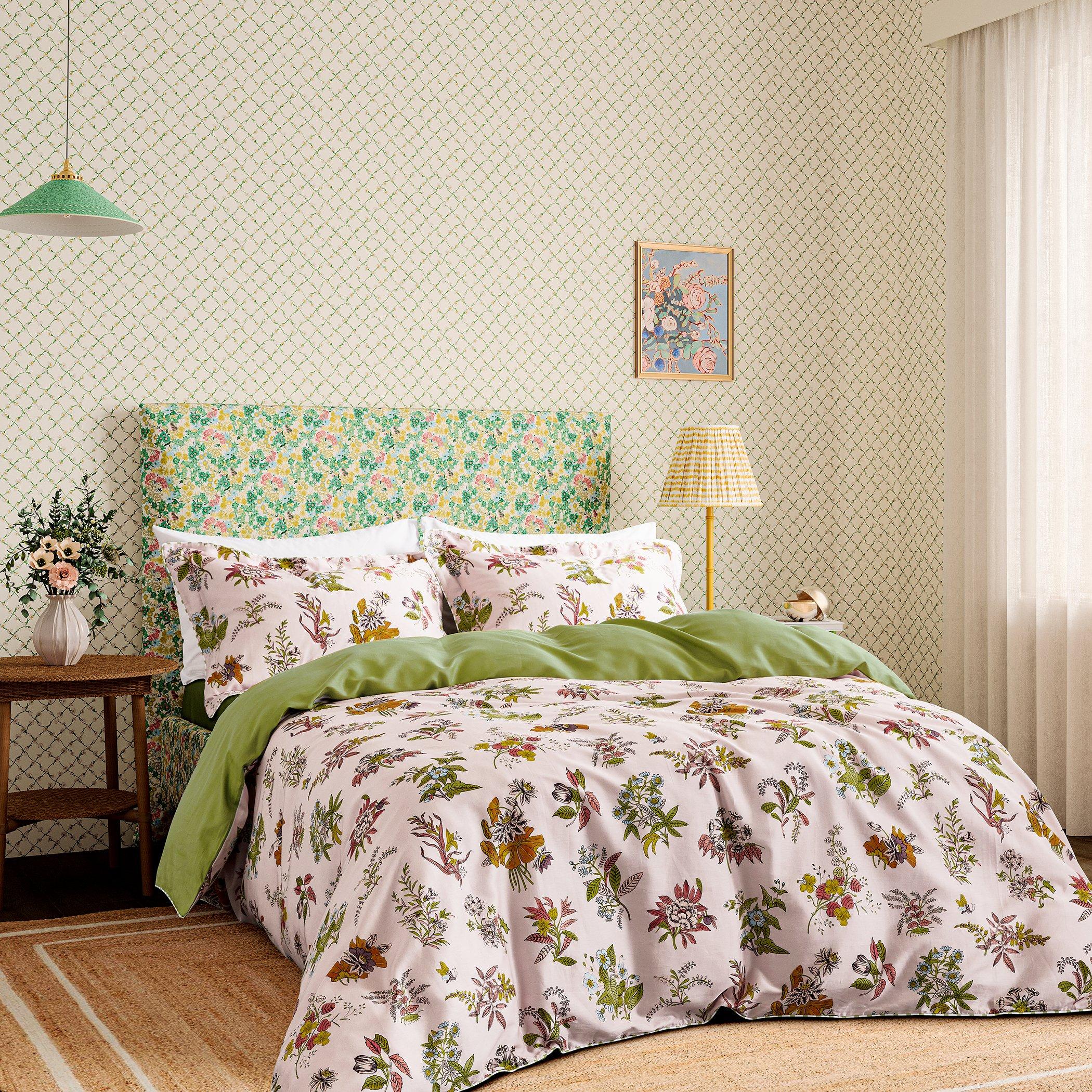 Rose & Peridot - Harlequin - Woodland Floral Duvet Cover Set - 1