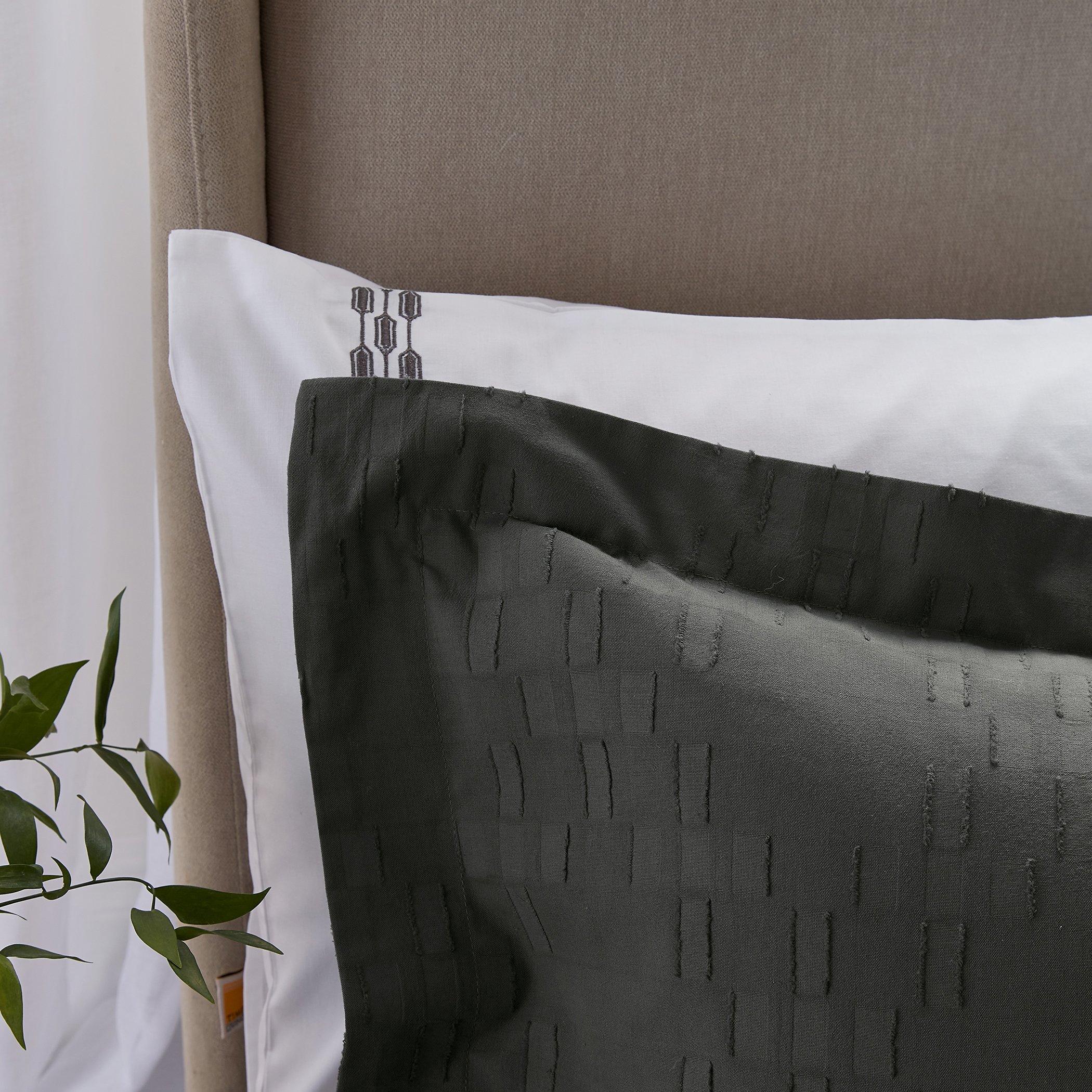 Charcoal - Bedeck of Belfast - Yana Duvet Cover Set - 3