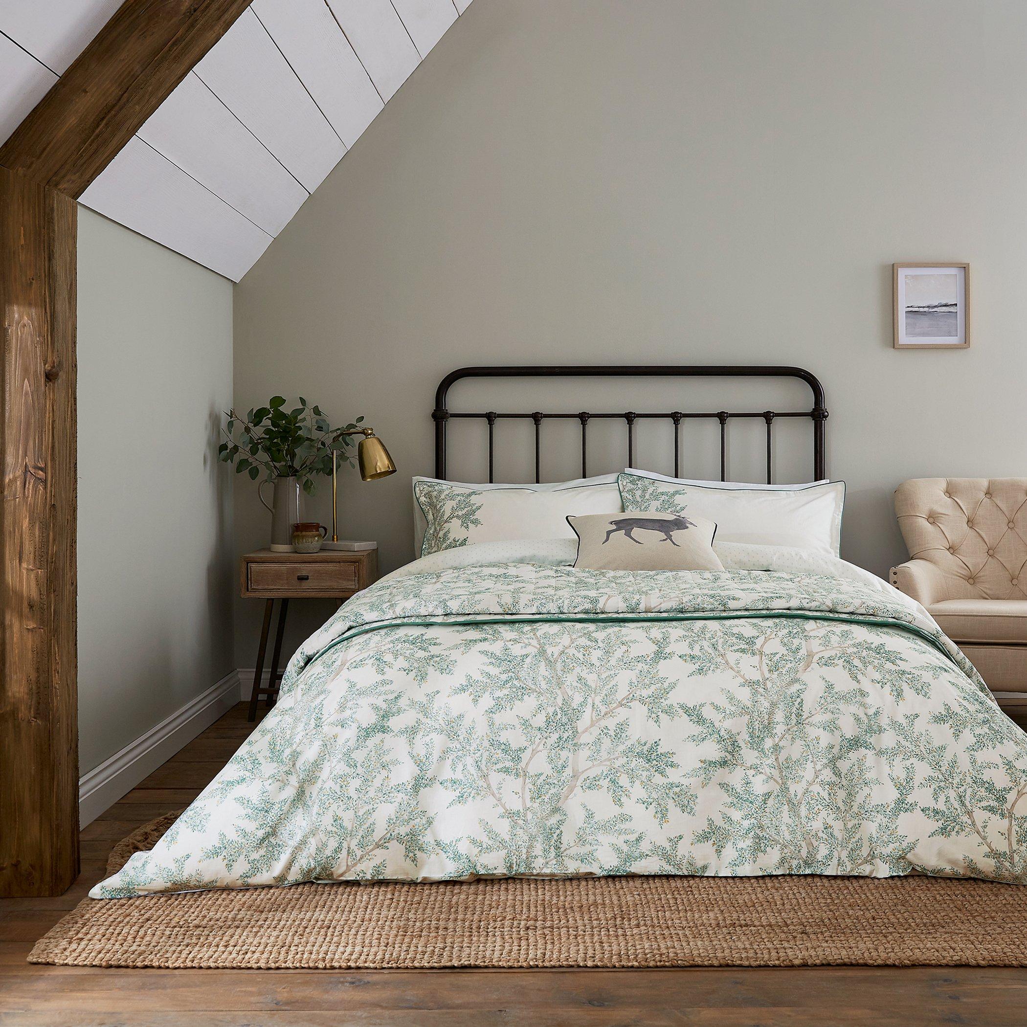 Green - Sanderson - Farthing Wood Duvet Cover Set - 1