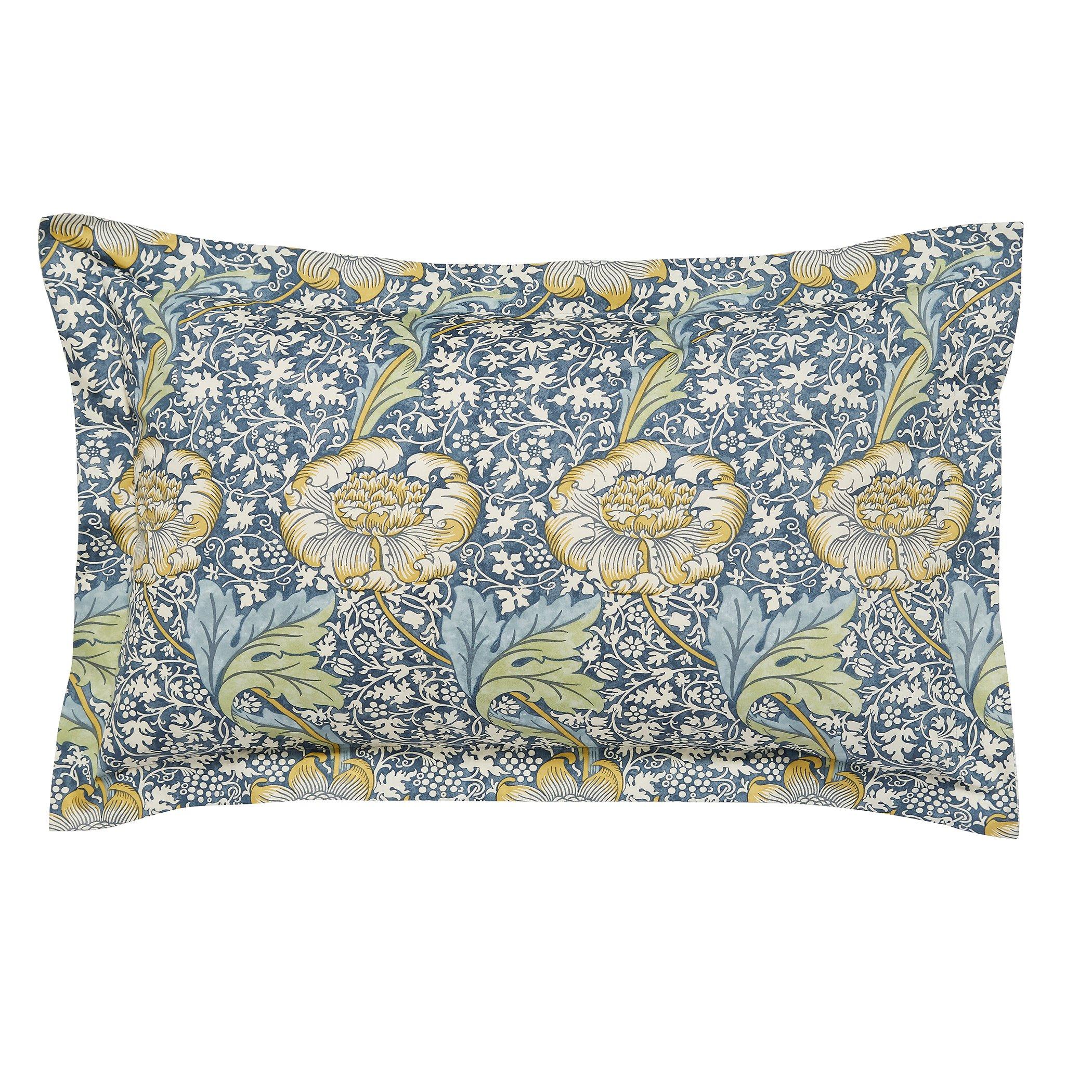 Indigo/Gold - Morris and Co - Kennet Duvet Cover Set - 3