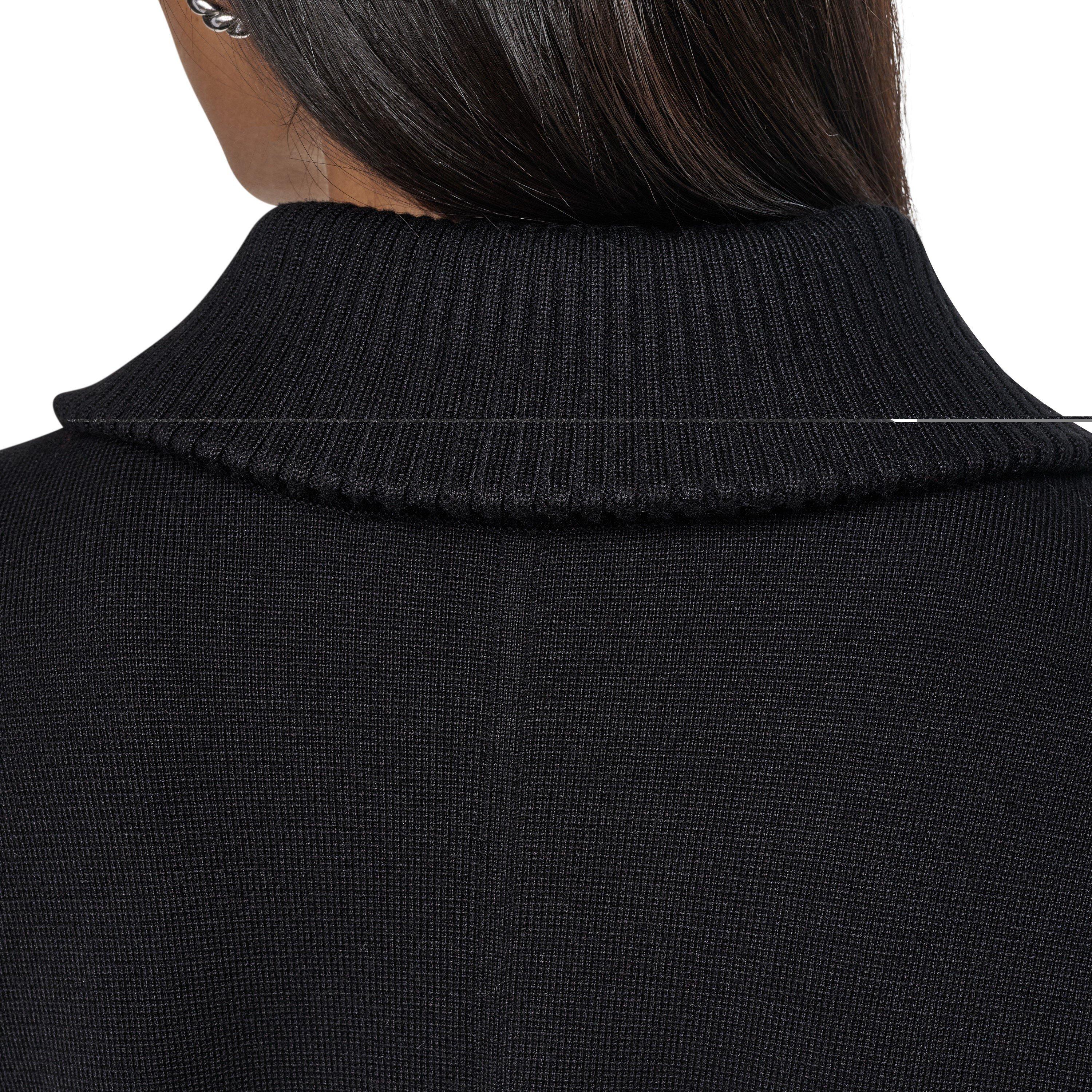 Black - DKNY - DKNY FZ Knit Jkt Ld64 - 7