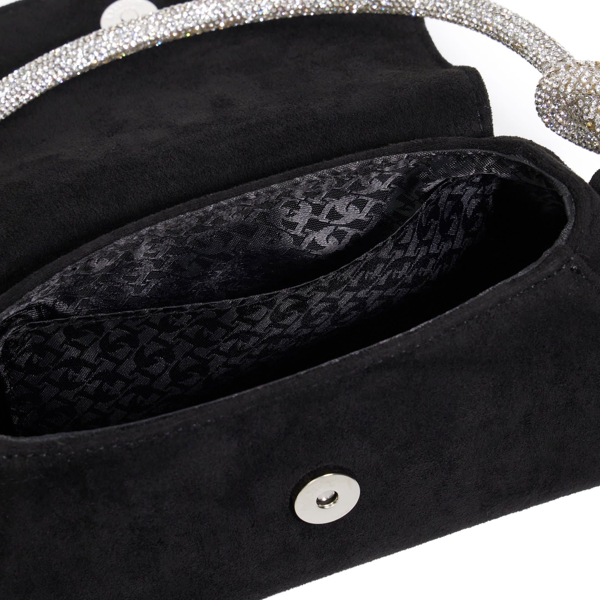 BLACK - Dune London - Women's Natural Brynley Diamante Tubular Grab Bag - 3