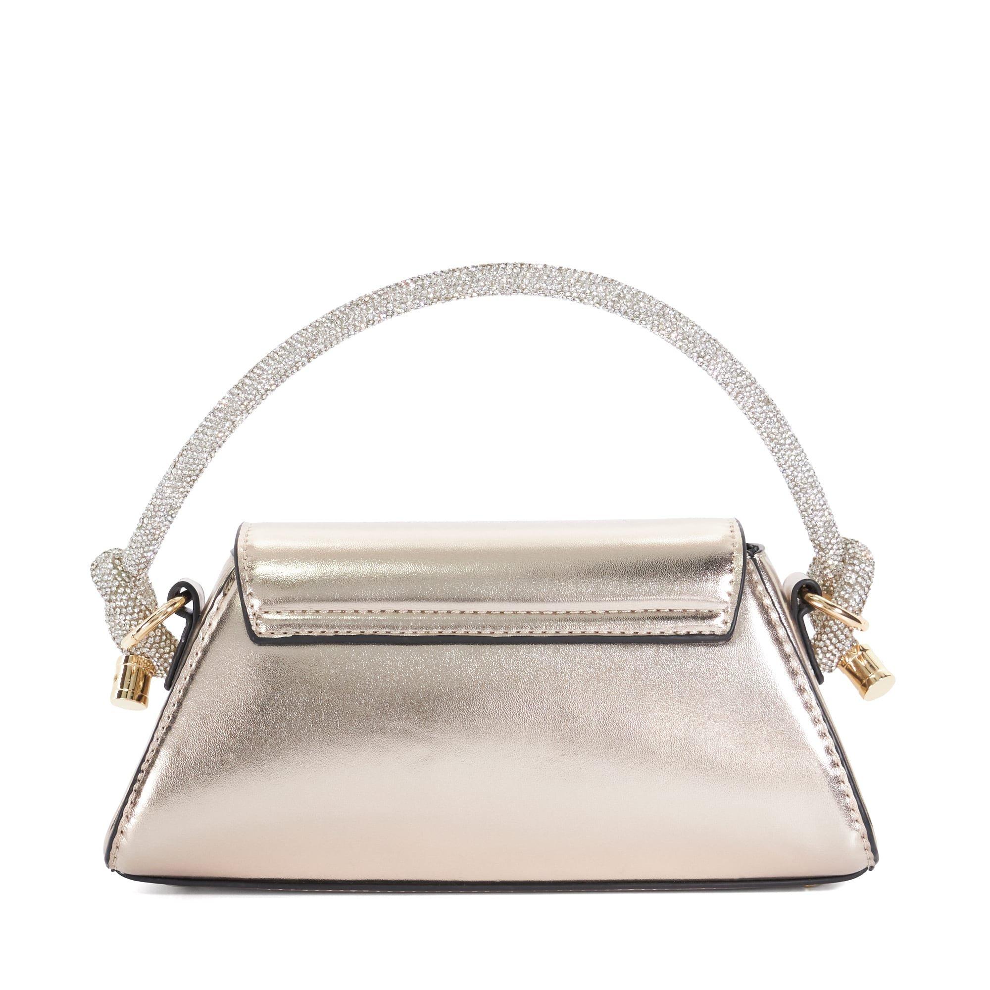 Gold - Dune London - Women's Natural Brynley Diamante Tubular Grab Bag - 2