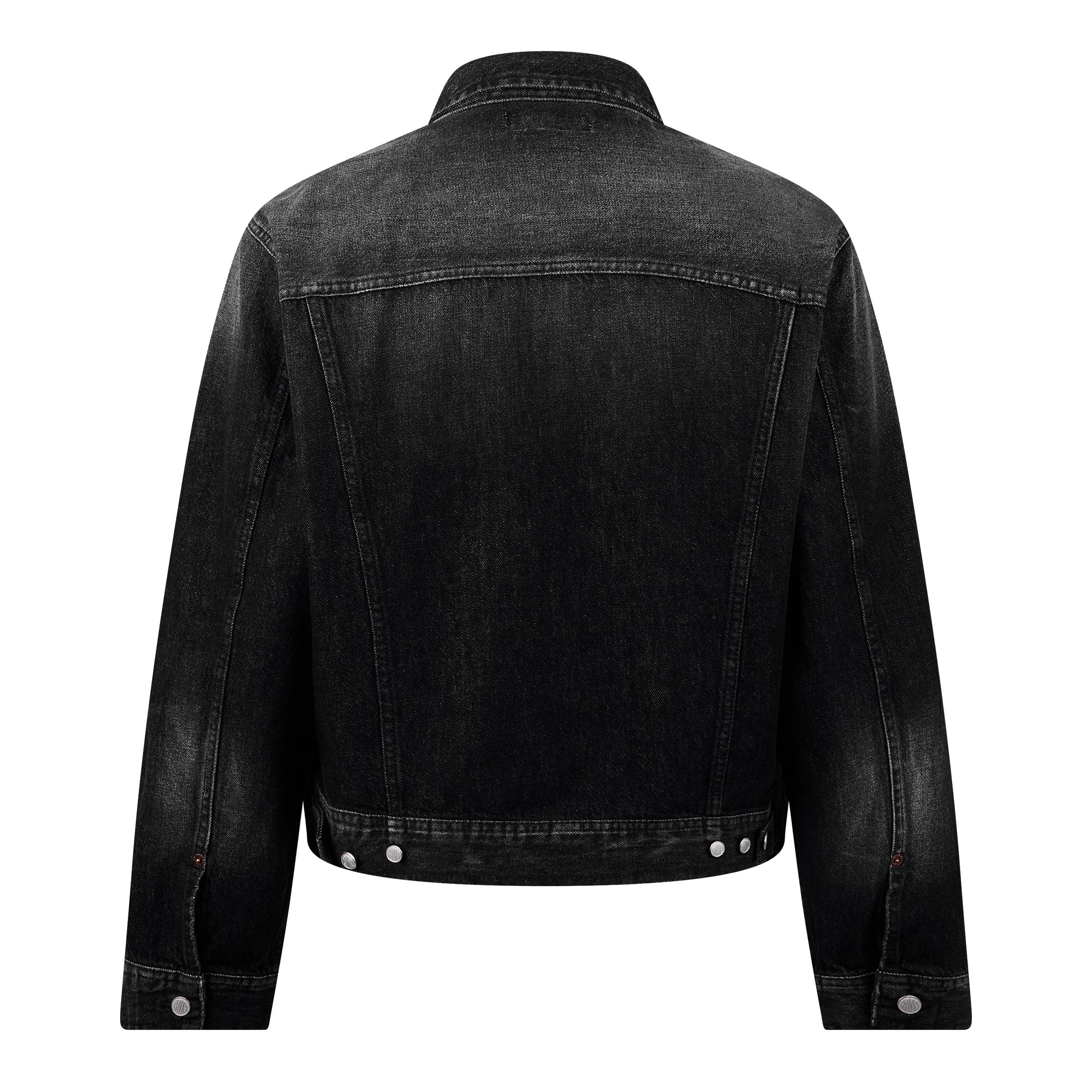 770 Wsh Blk - Replay - Men's Denim Jacket - 8
