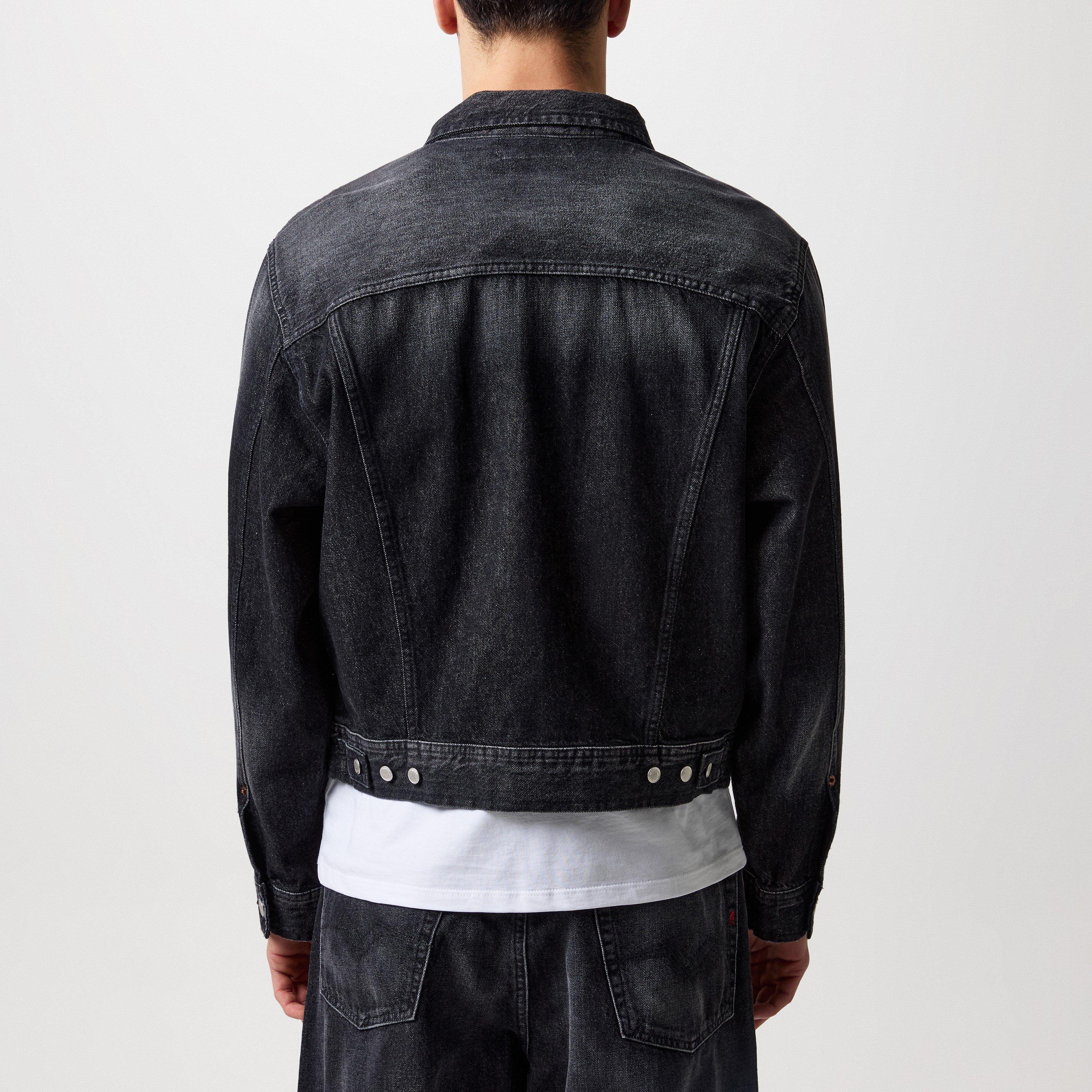 770 Wsh Blk - Replay - Men's Denim Jacket - 4