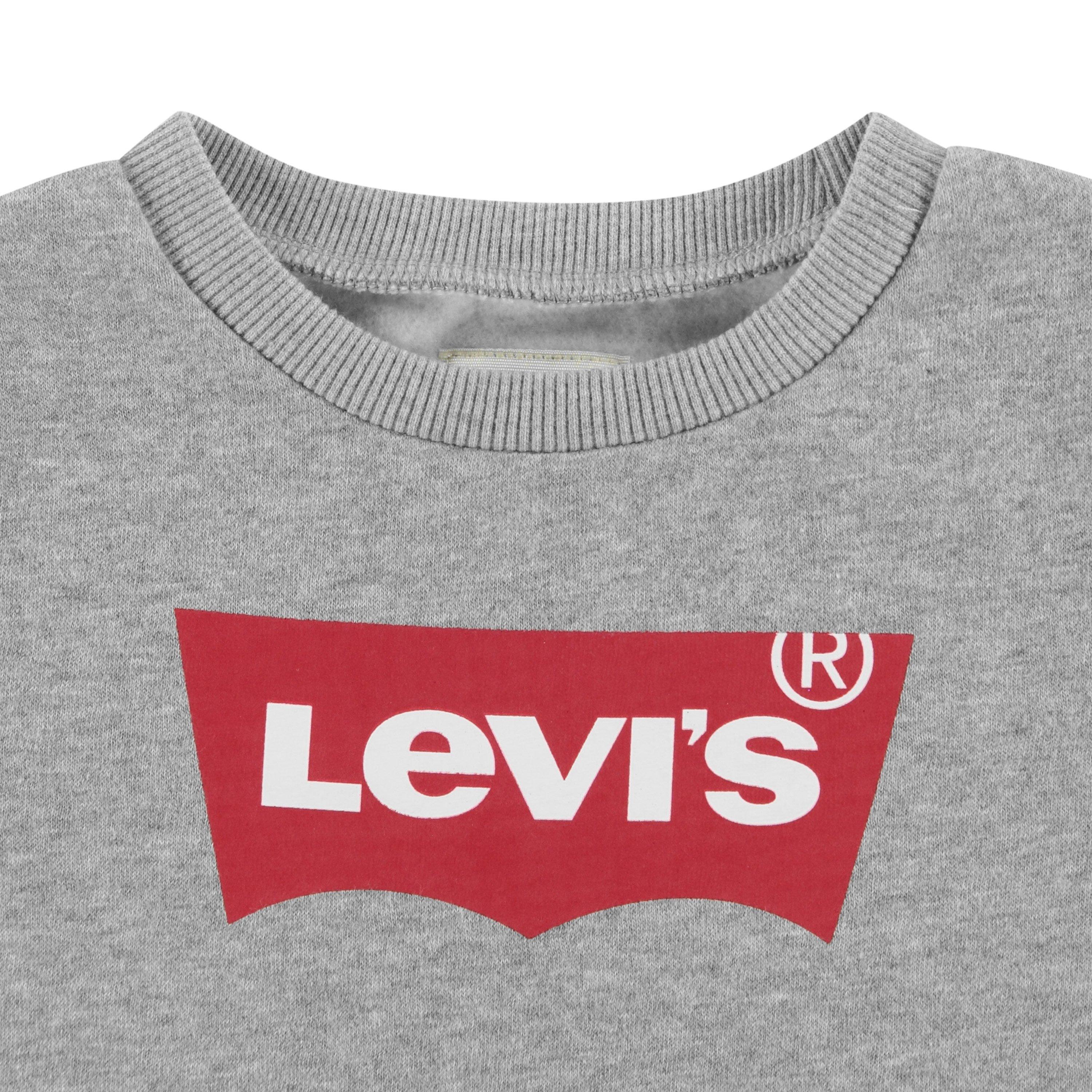 Grey C87 - Levis - 1st Batwing Logo Sweatshirt Babies - 7
