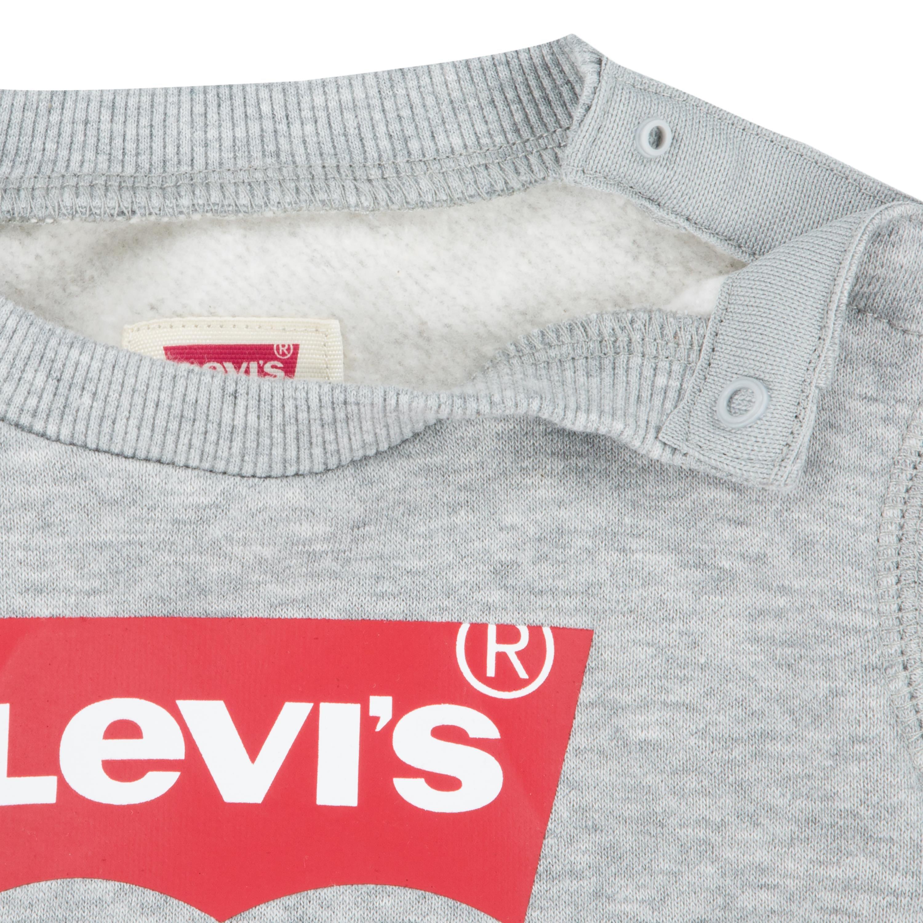 Grey C87 - Levis - 1st Batwing Logo Sweatshirt Babies - 4