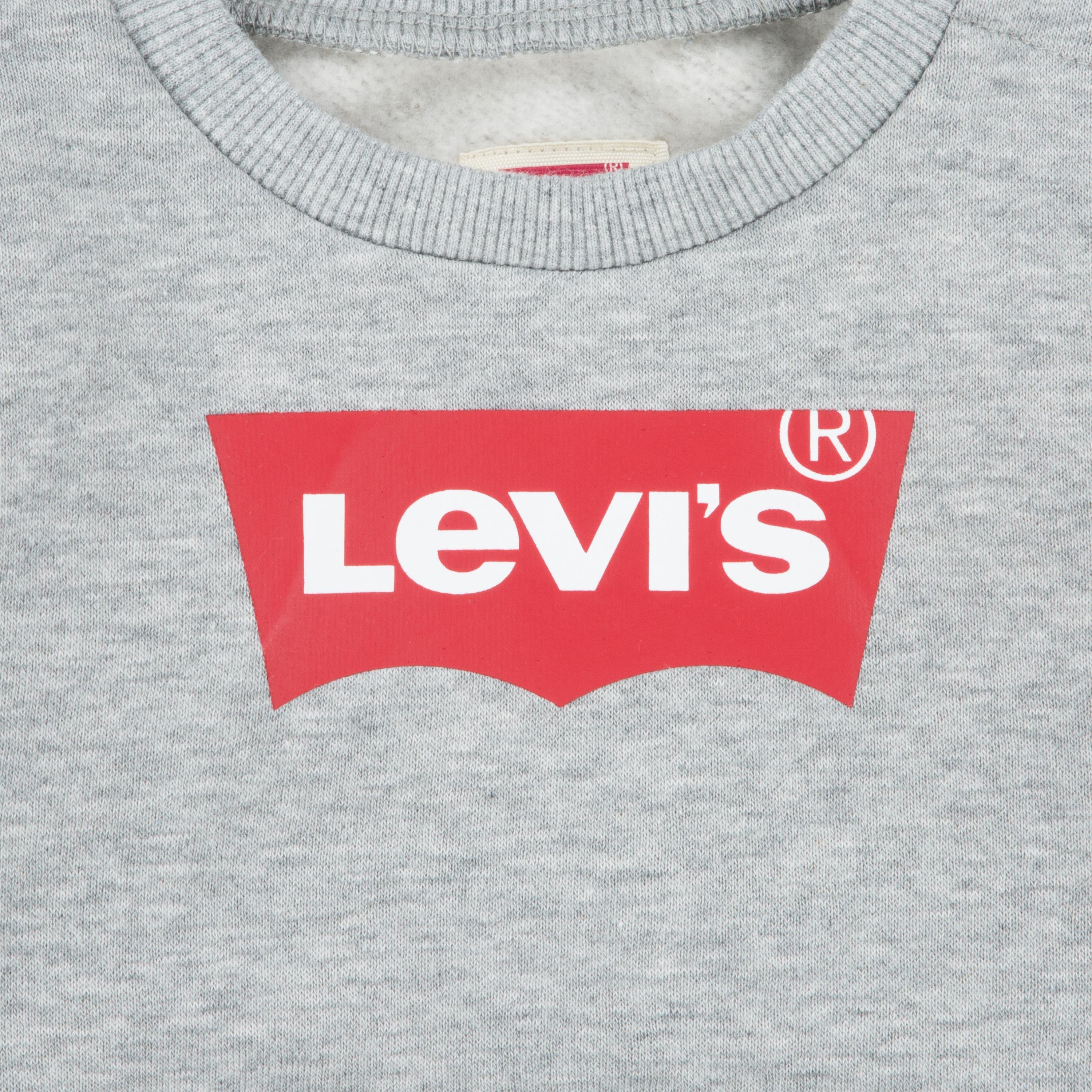 Grey C87 - Levis - 1st Batwing Logo Sweatshirt Babies - 5