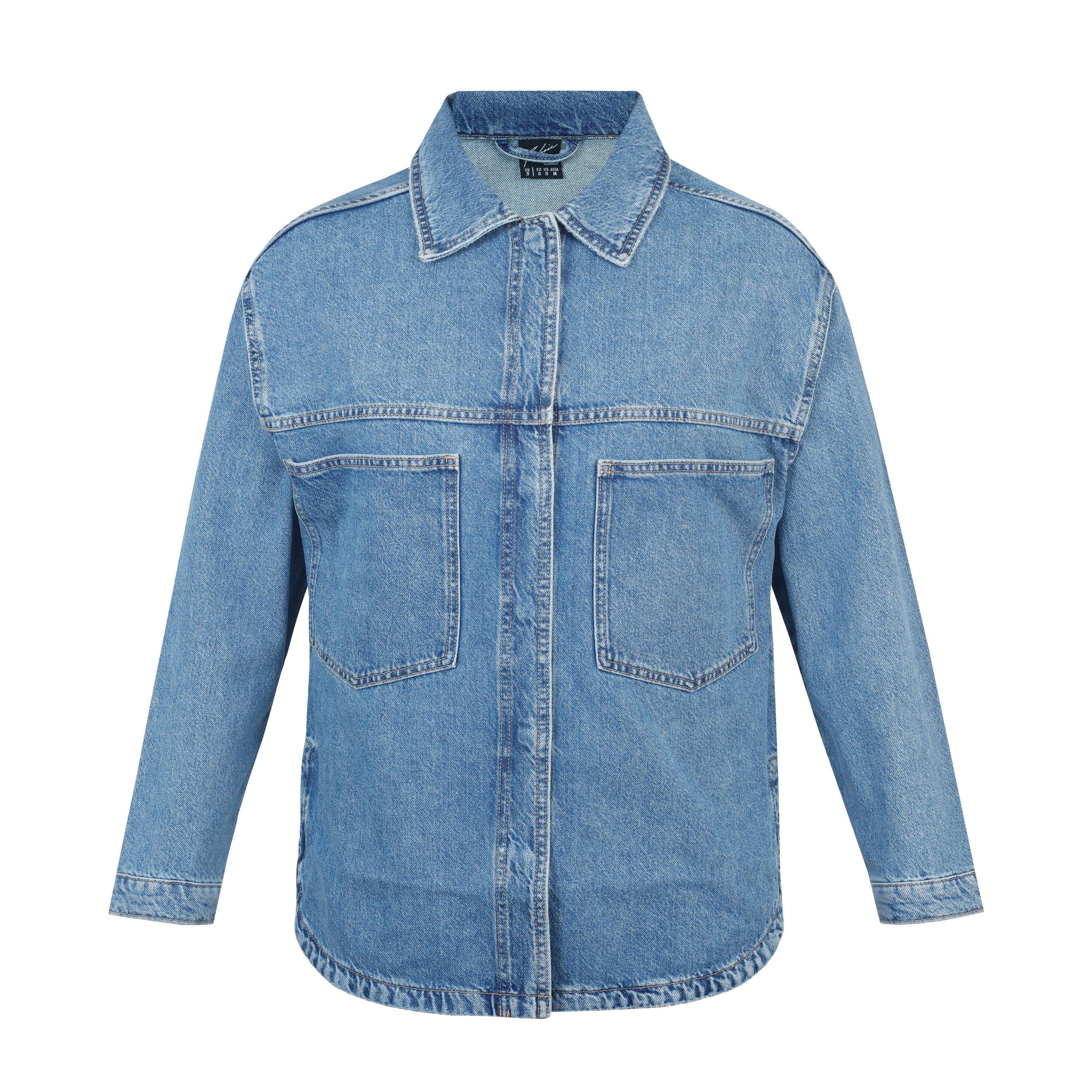 Fabric Cotton Long Sleeve Denim Jacket
