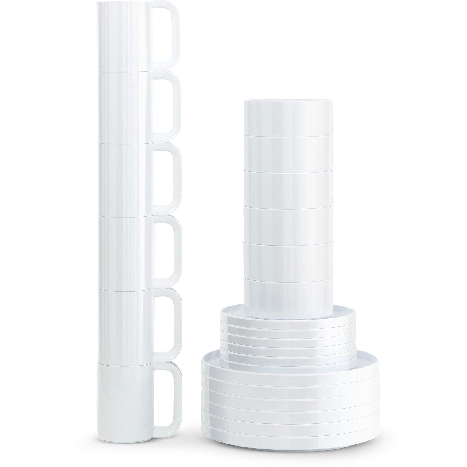 White - Heller - Max Mugs - Set of 6 - 2