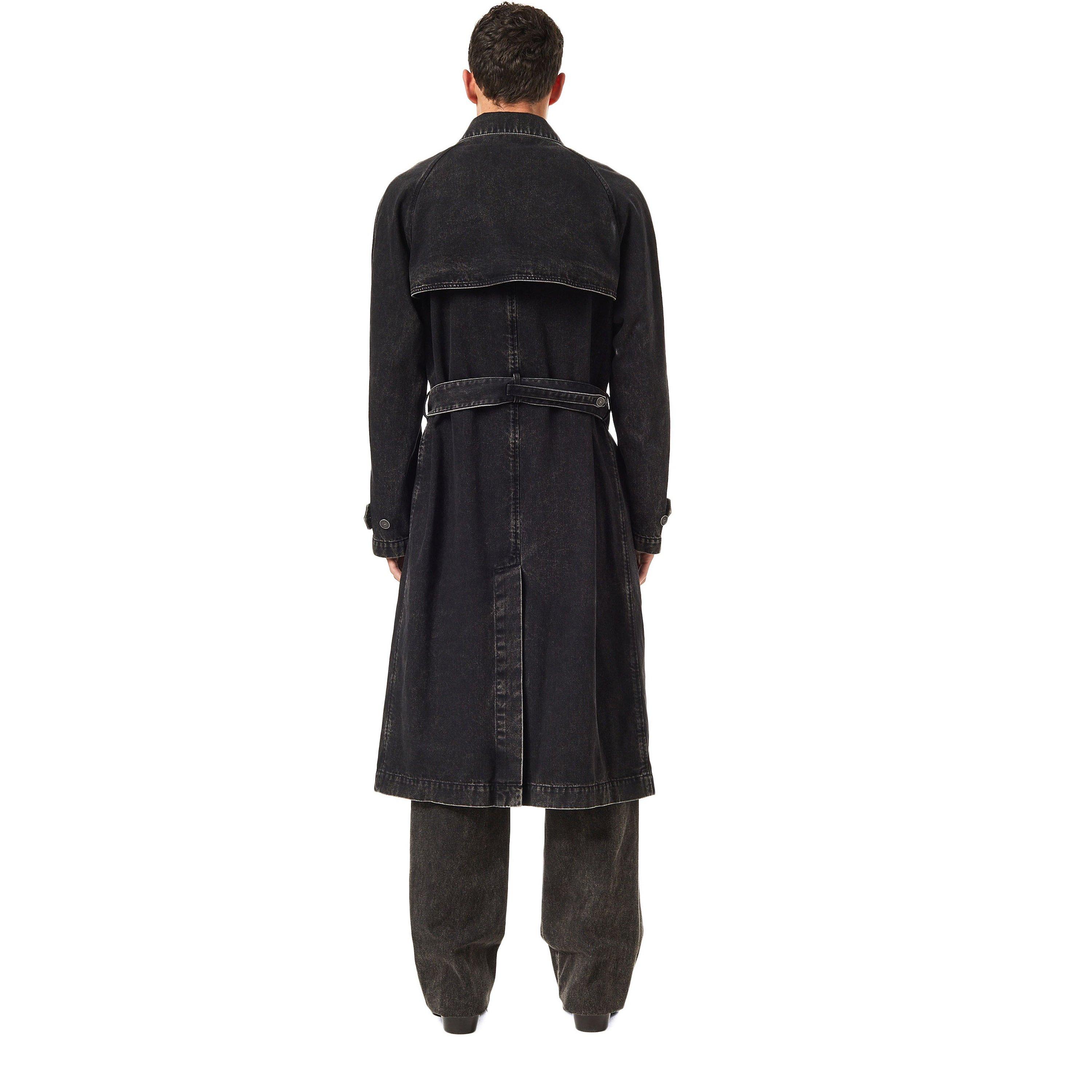 Black 02 - Diesel - Men's  Delrir Long Sleeve Denim Jacket - 3