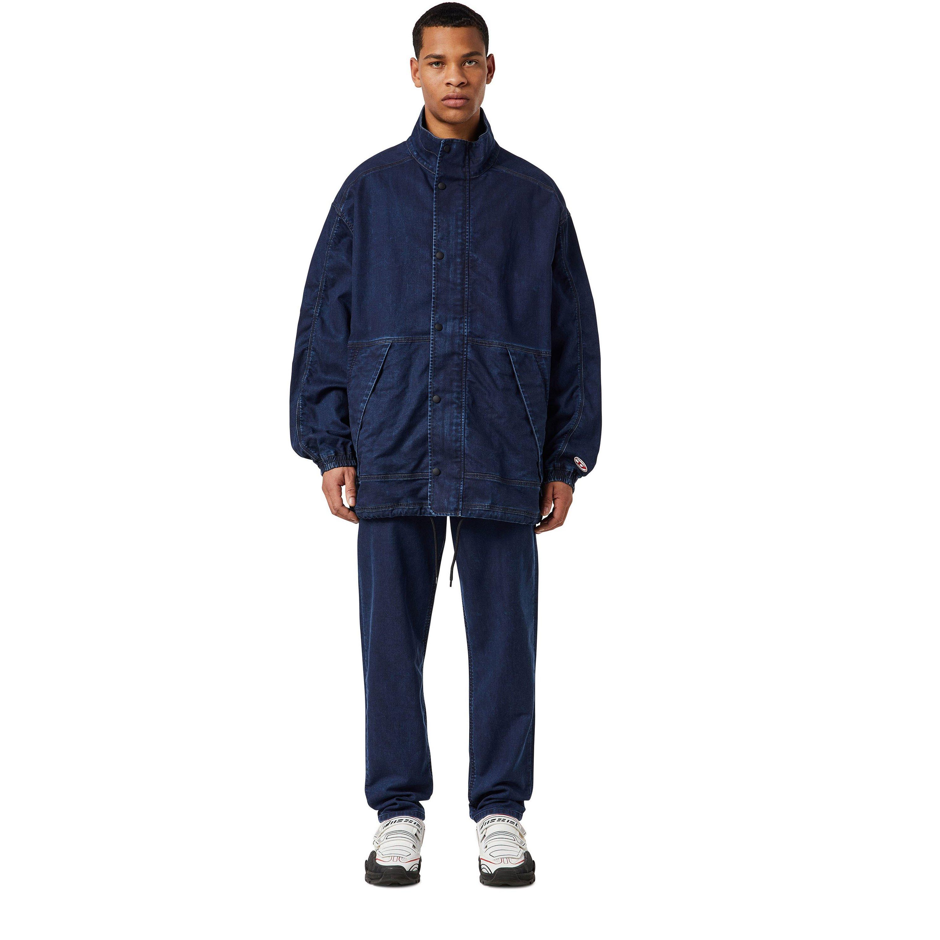 Blue 01 - Diesel - Men's Rodney Denim Long Sleeve Oversized Fit Jacket - 2