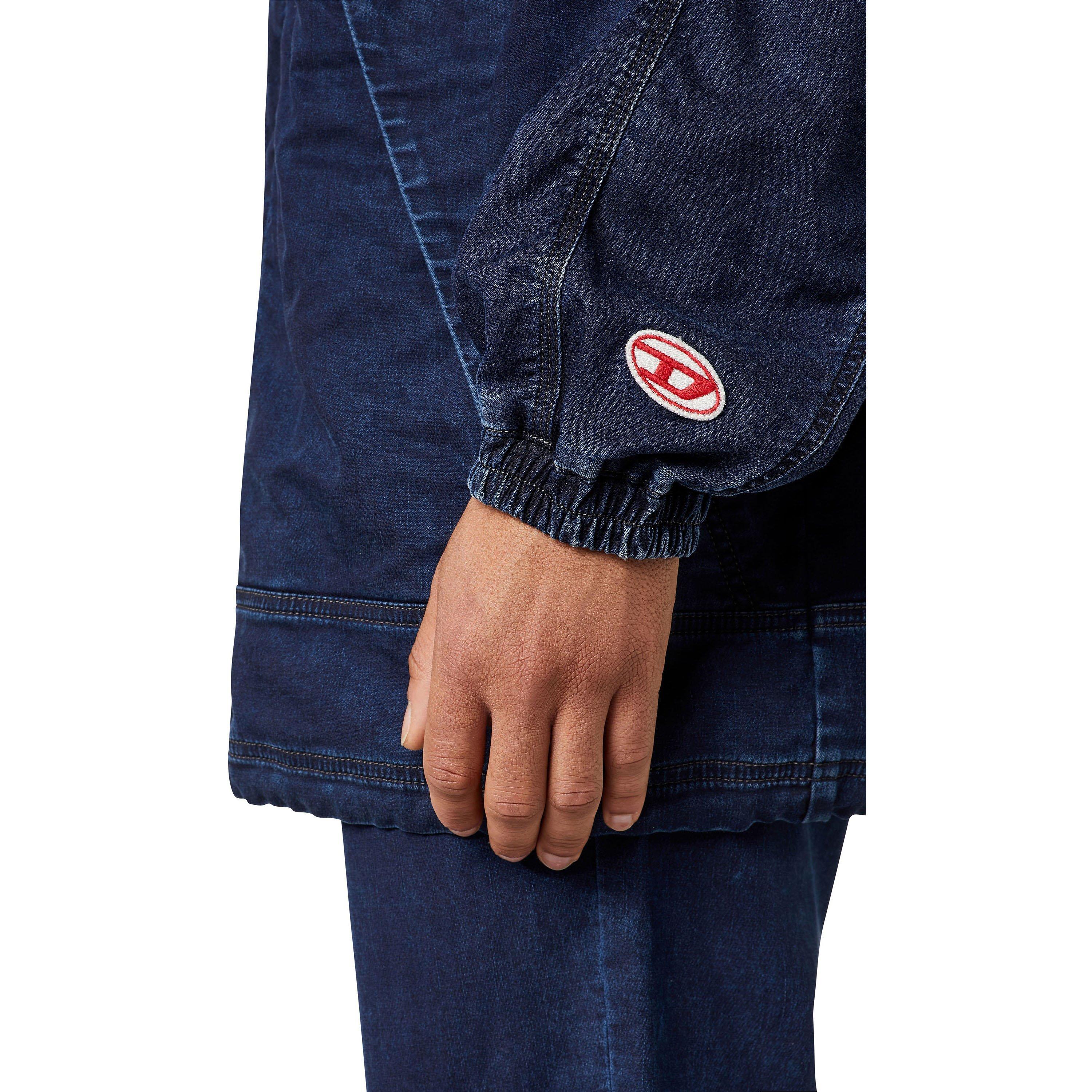 Blue 01 - Diesel - Men's Rodney Denim Long Sleeve Oversized Fit Jacket - 6