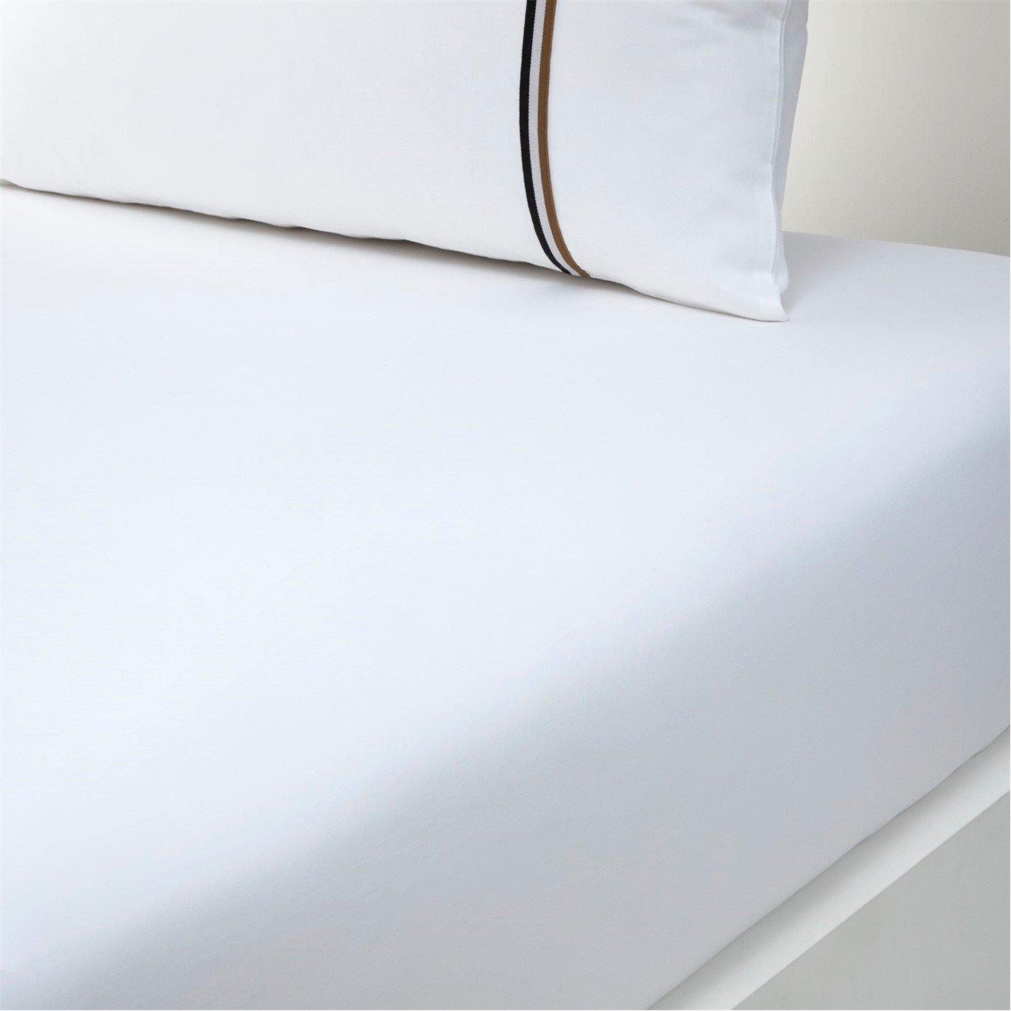 White - Boss Home - B Linea Fitted Sheet - 1