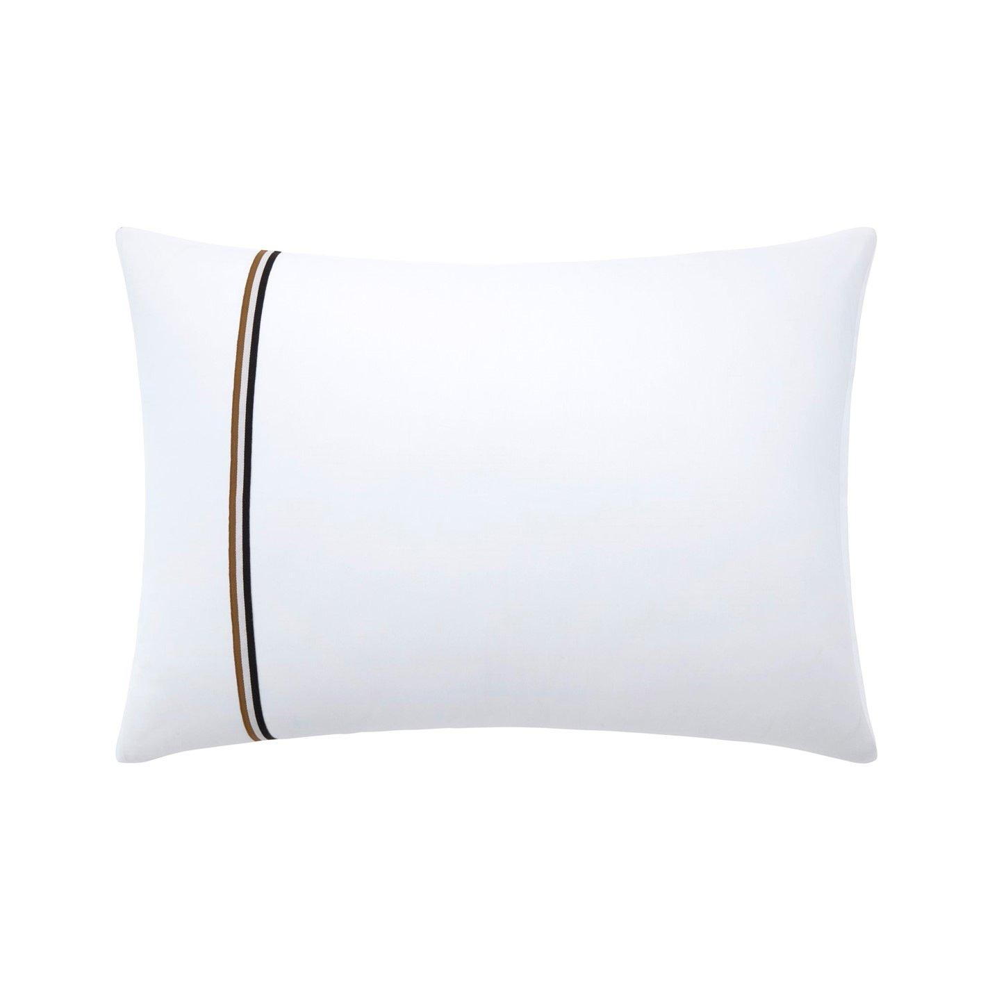 White - Boss Home - Linea Cotton Pillowcase - 1
