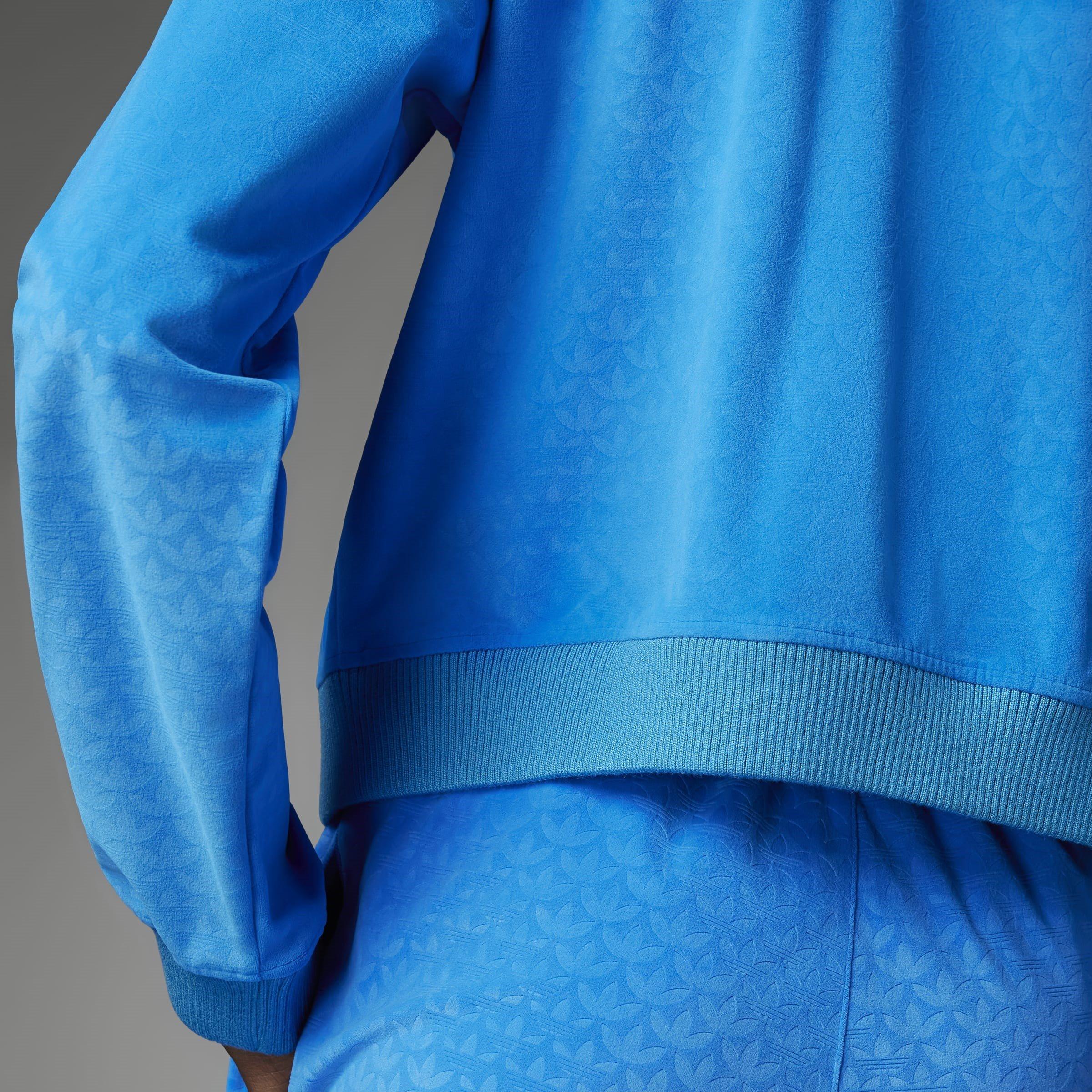 Blau - adidas Originals - adidas Adicolour 70s Velour Zip Hoodie - 14