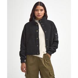 Barbour International Callie Fleece Bomber Jacket