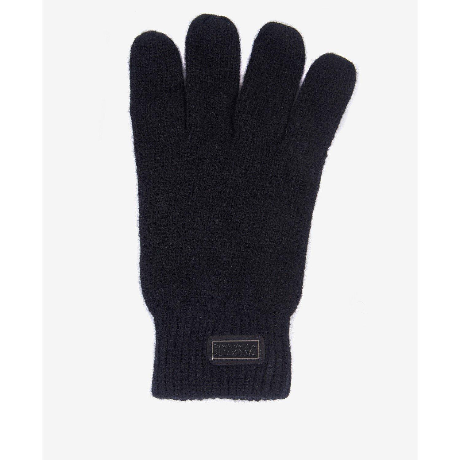 Black/Gunmetal - Barbour International - Sensor Knitted Gloves - 2