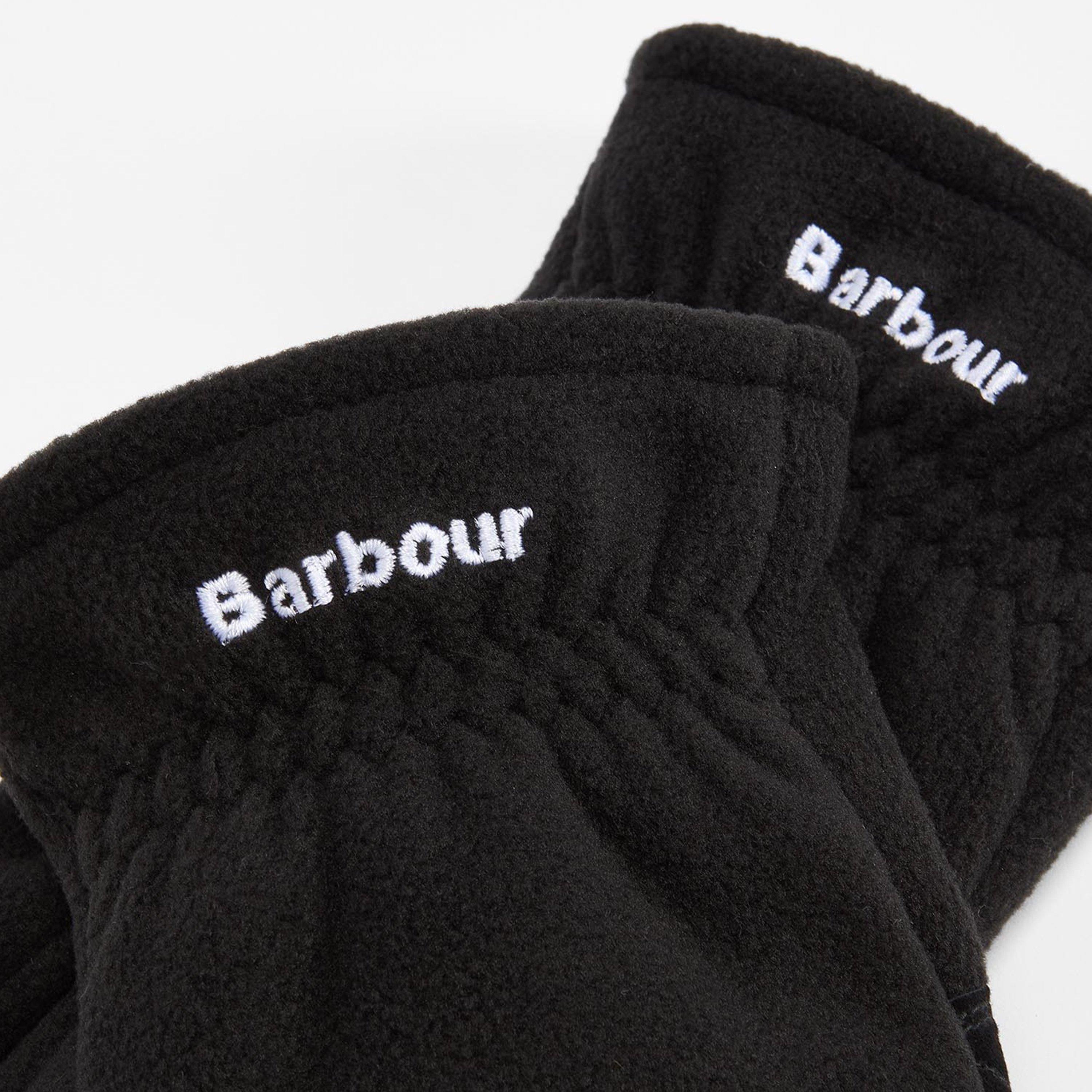 Black BK12 - Barbour - Coalford Fleece Gloves - 3
