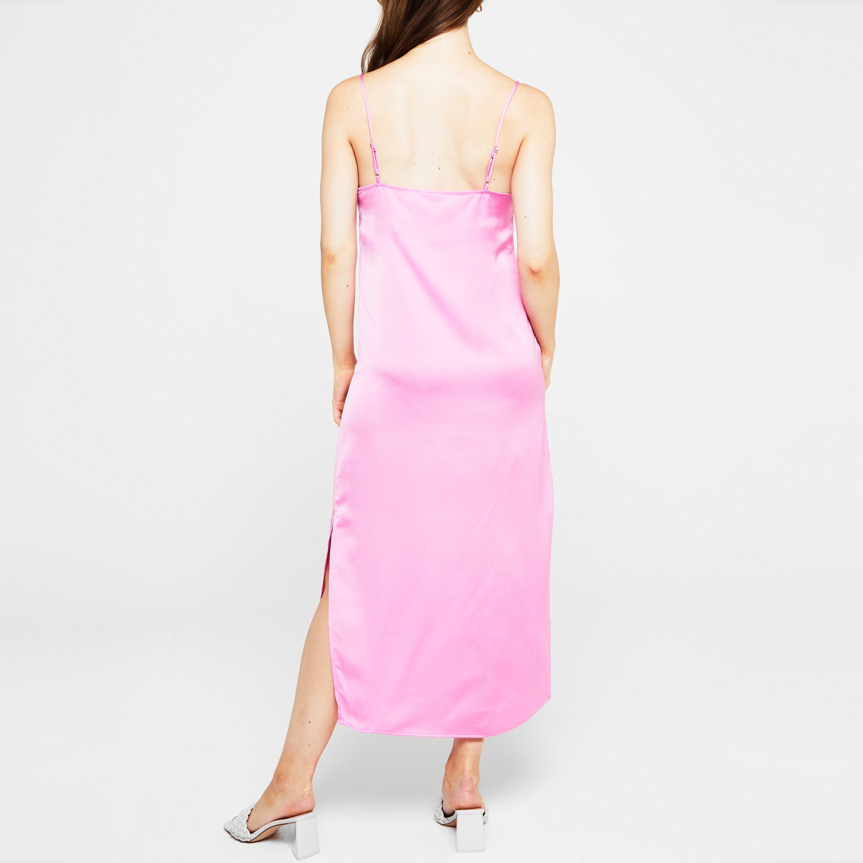 Fuschia Pink - Vila - Ellette Dress - 3