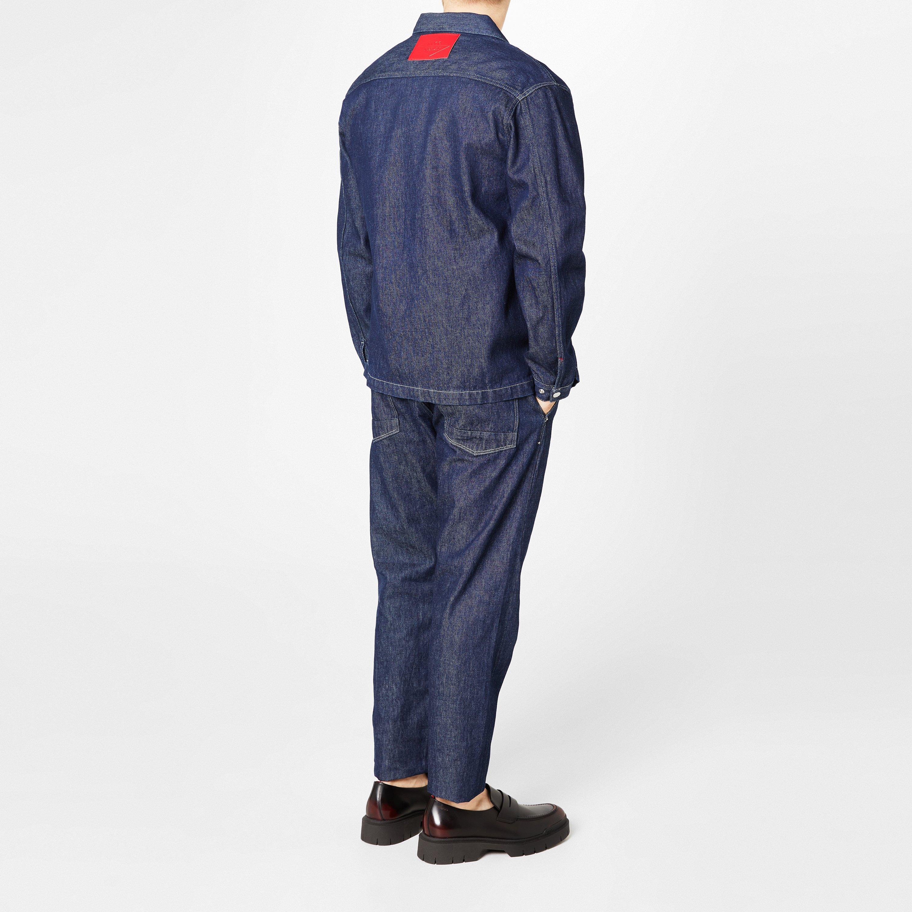 Dark Wash 007 - Hugo x Replay - Men's Sarto Oversized Cotton Long Sleeve Denim Jacket - 3