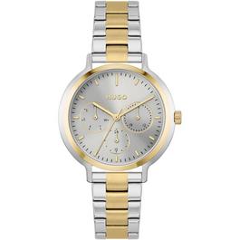 Hugo Ladies HUGO EDGY Two Tone Bracelet Watch