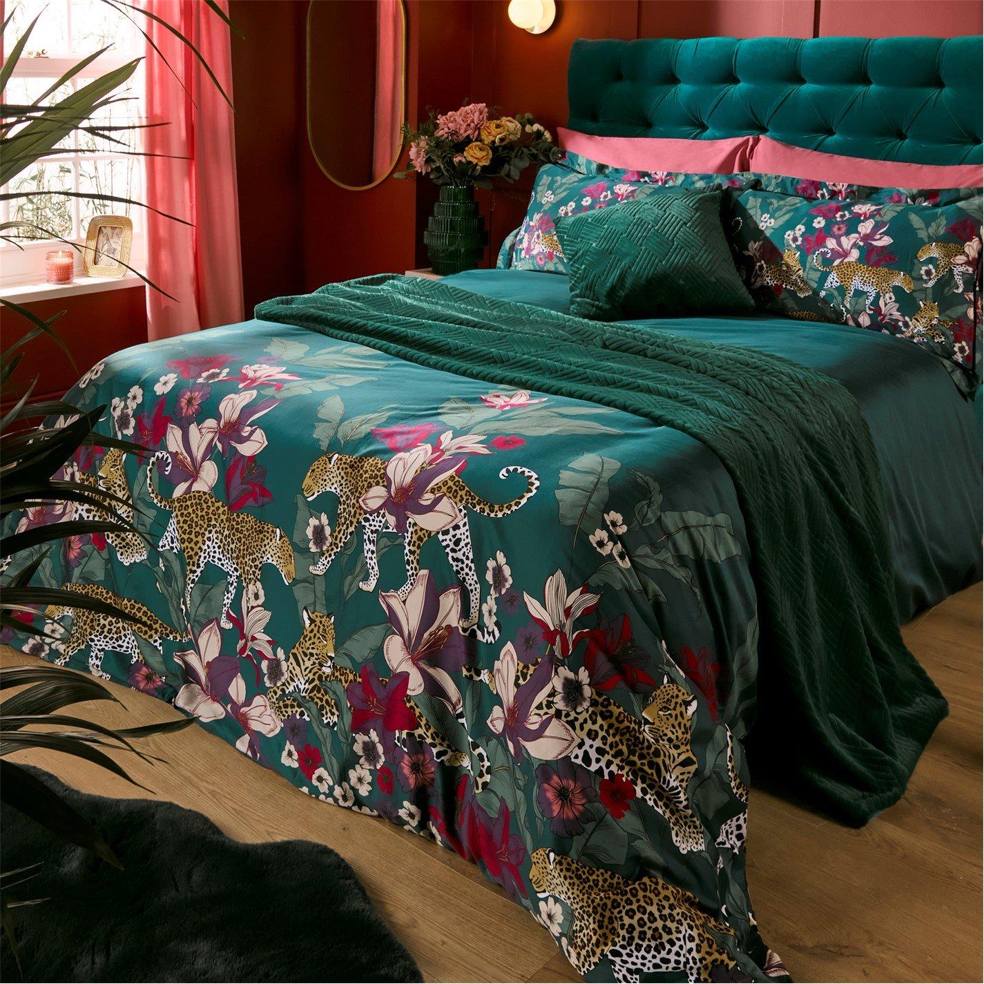 Leopard Print - Biba - Jungle leopard Reversible Duvet and Pillowcase Set - 1