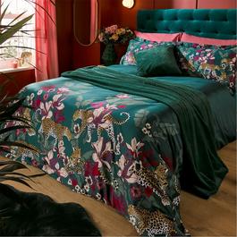 Biba Jungle leopard Reversible Duvet and Pillowcase Set