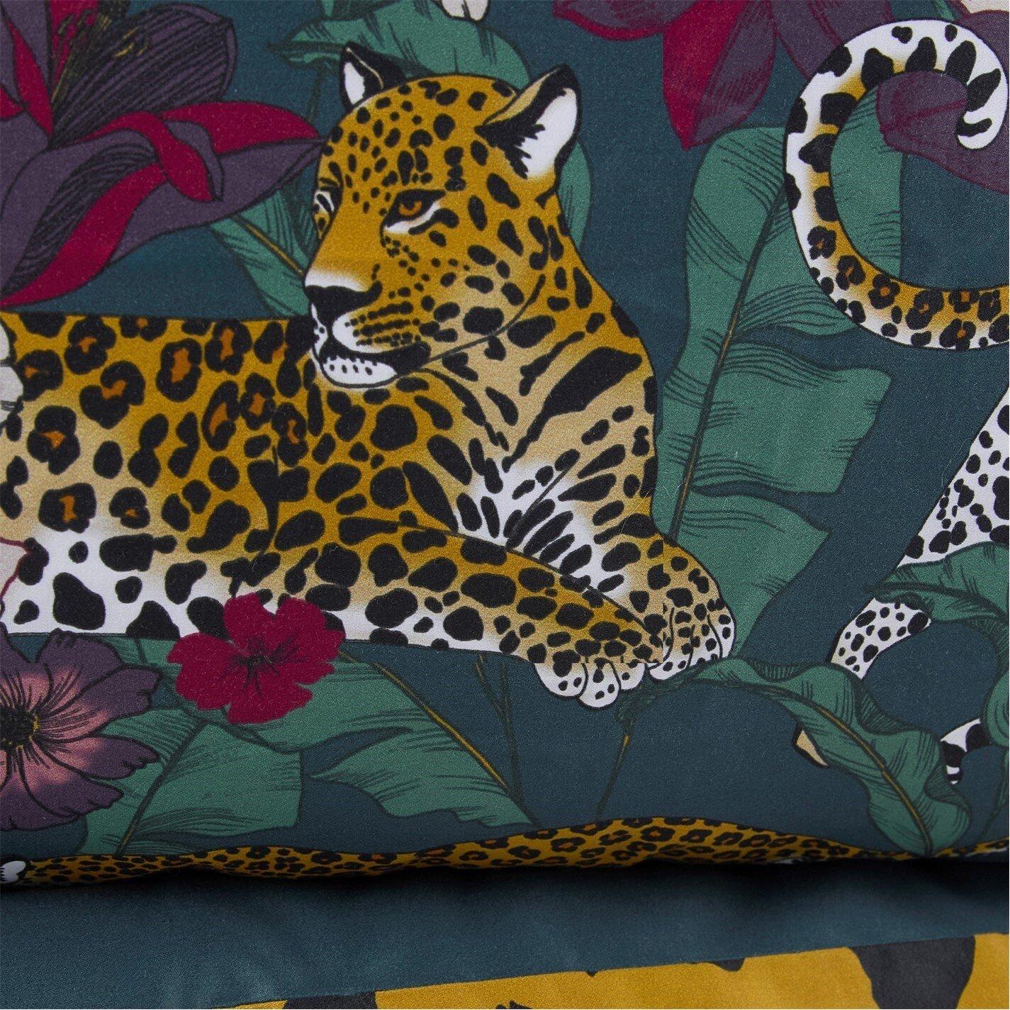 Leopard Print - Biba - Biba Jungle leopard Reversible Duvet and Pillowcase Set - 5