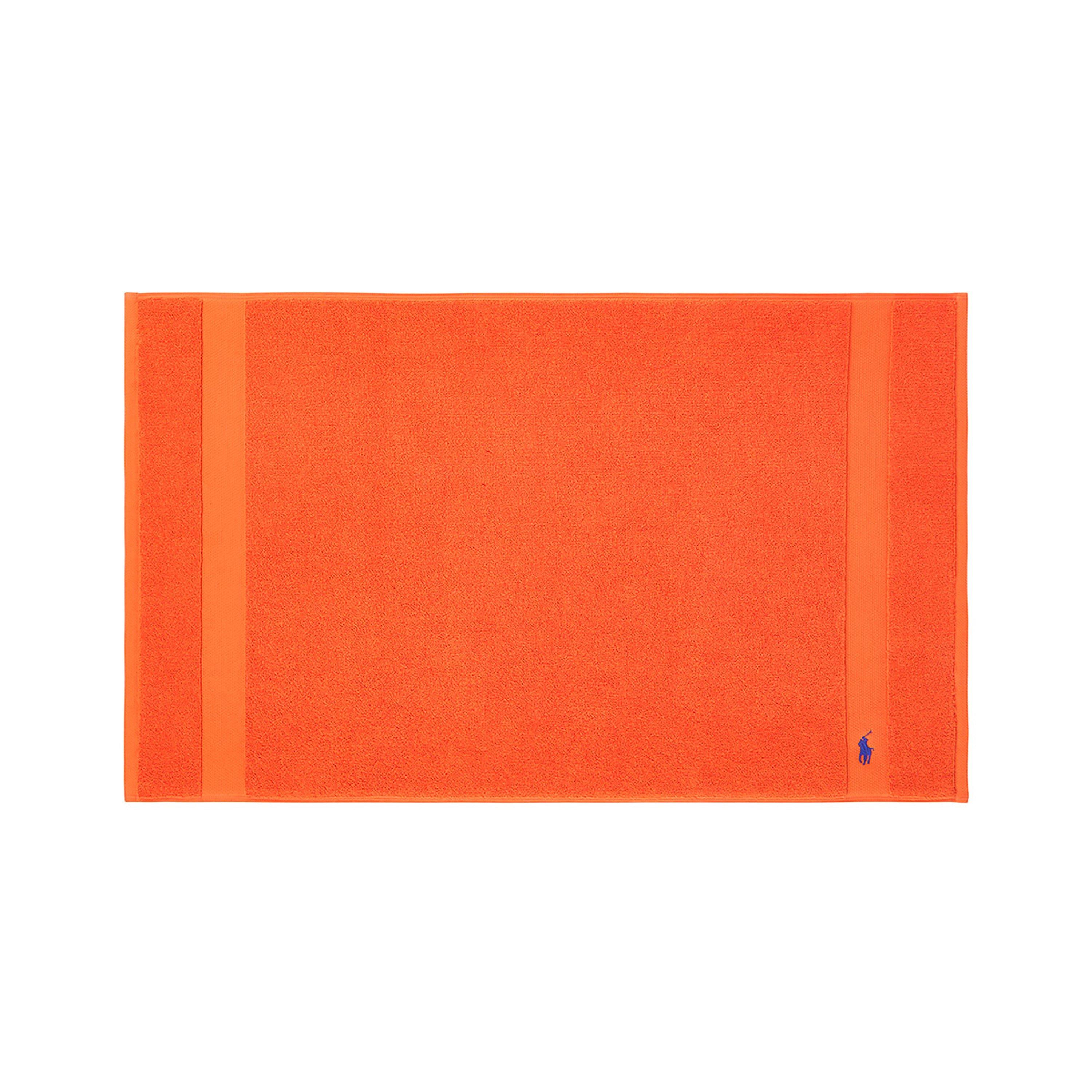 Ralph Lauren Home  Polo Player Bath Mats - Sailing Orange - 55x90cm