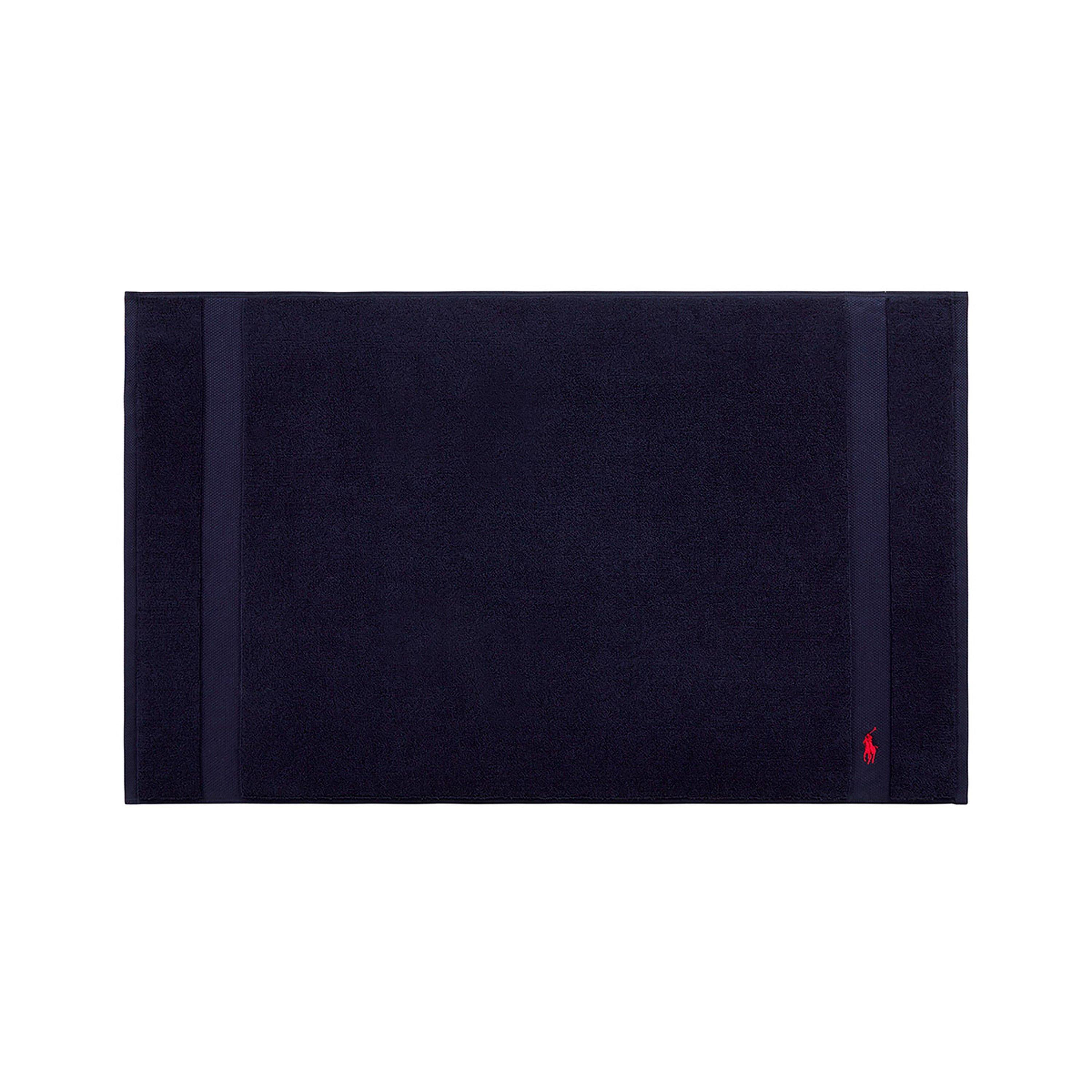 Ralph Lauren Home Polo Player Bath Mats - Newport Navy - Size 55x90cm