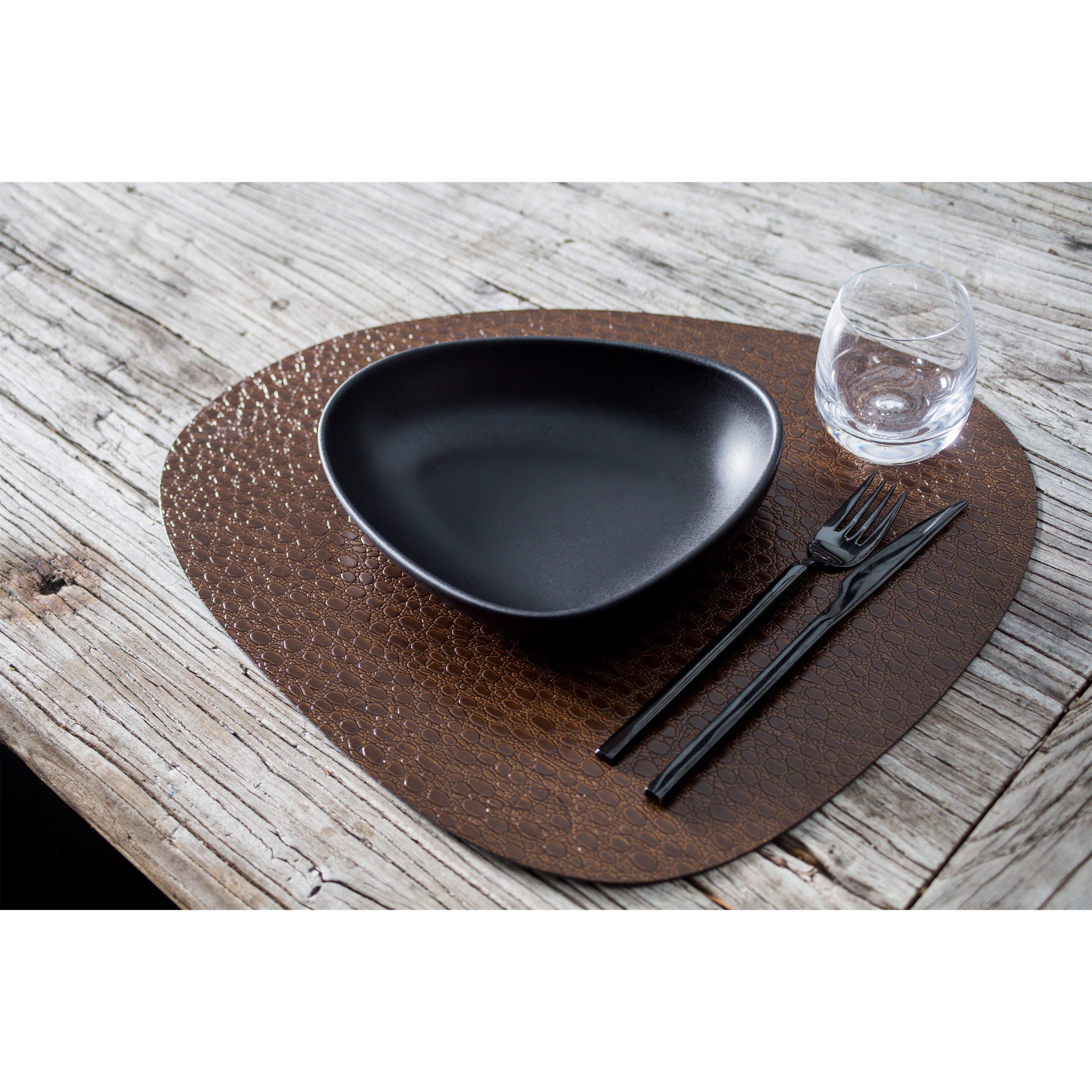 Brown - LIND DNA - Placemats - Set of 4 - 2