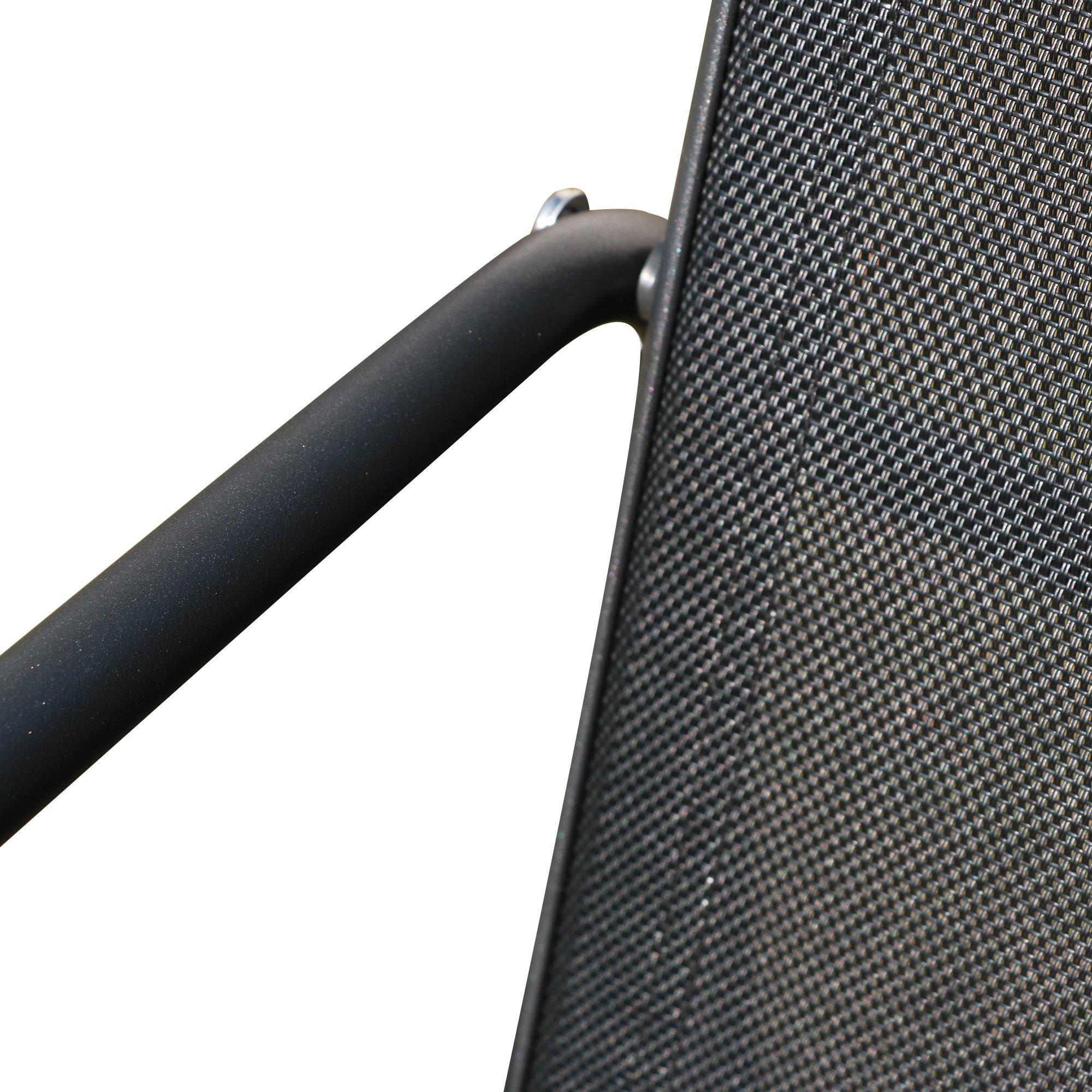 Grey - Linea - Bistro Garden Dining Set - 4