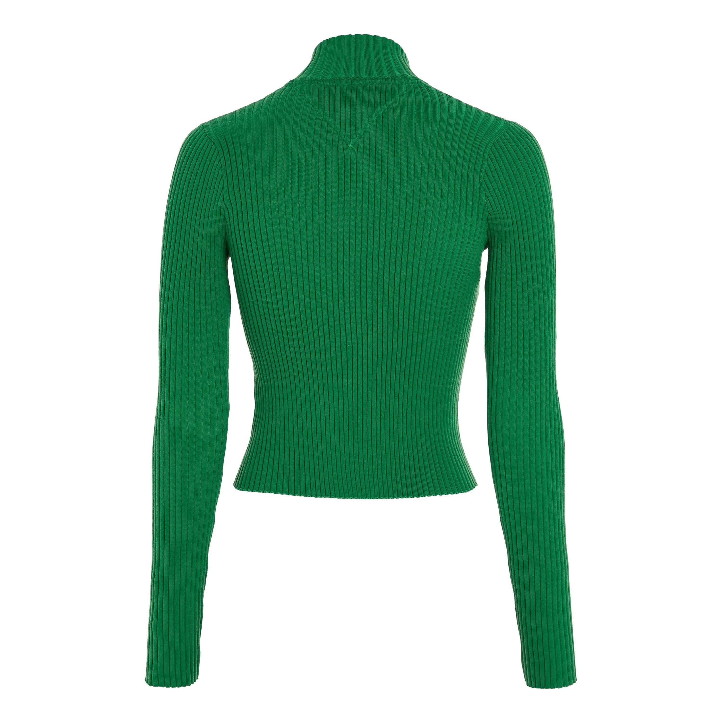 Coastal Green - Tommy Jeans - Badge zip through sweater - 6