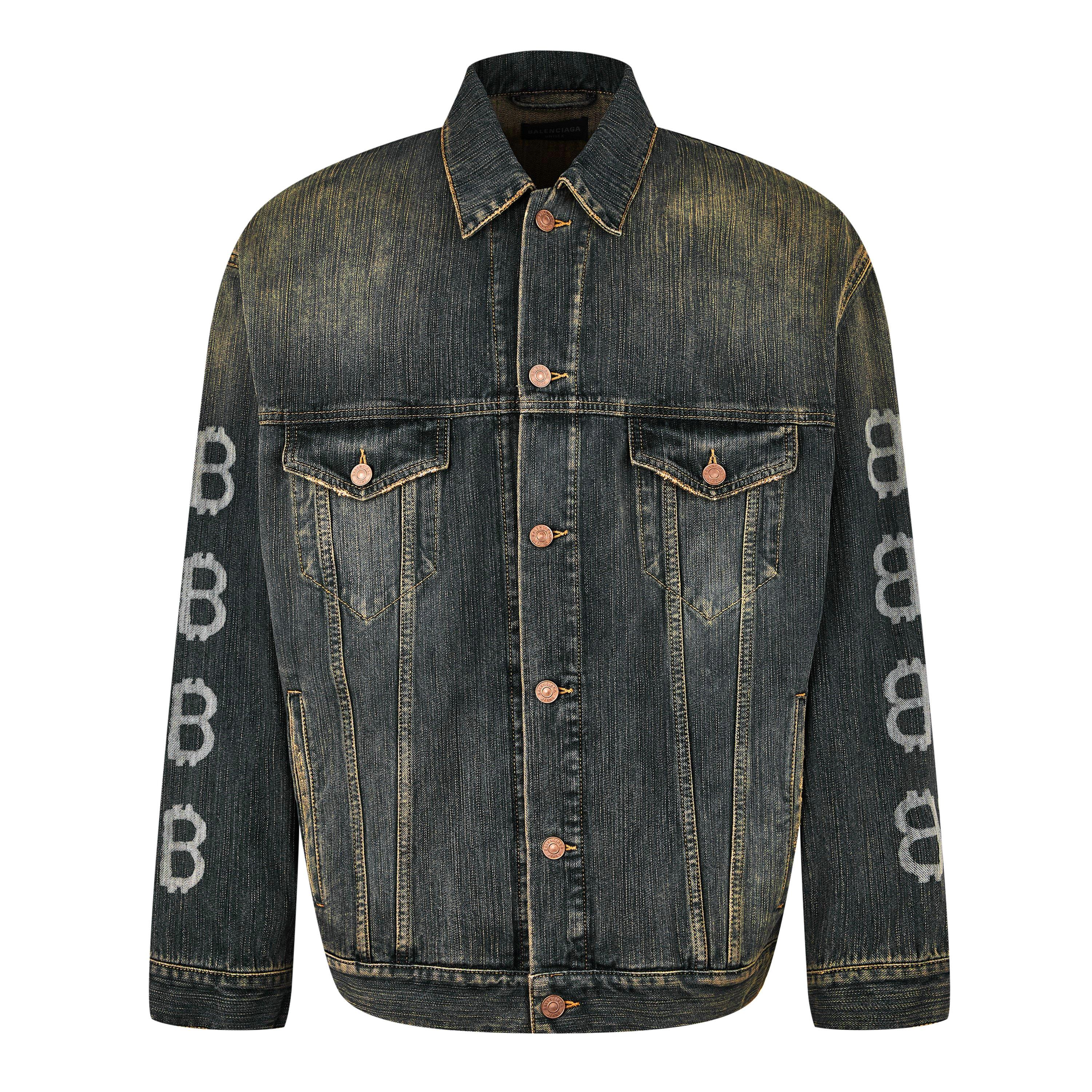 Balenciaga FBI Denim Jacket 'Blue' 681690TJW754021