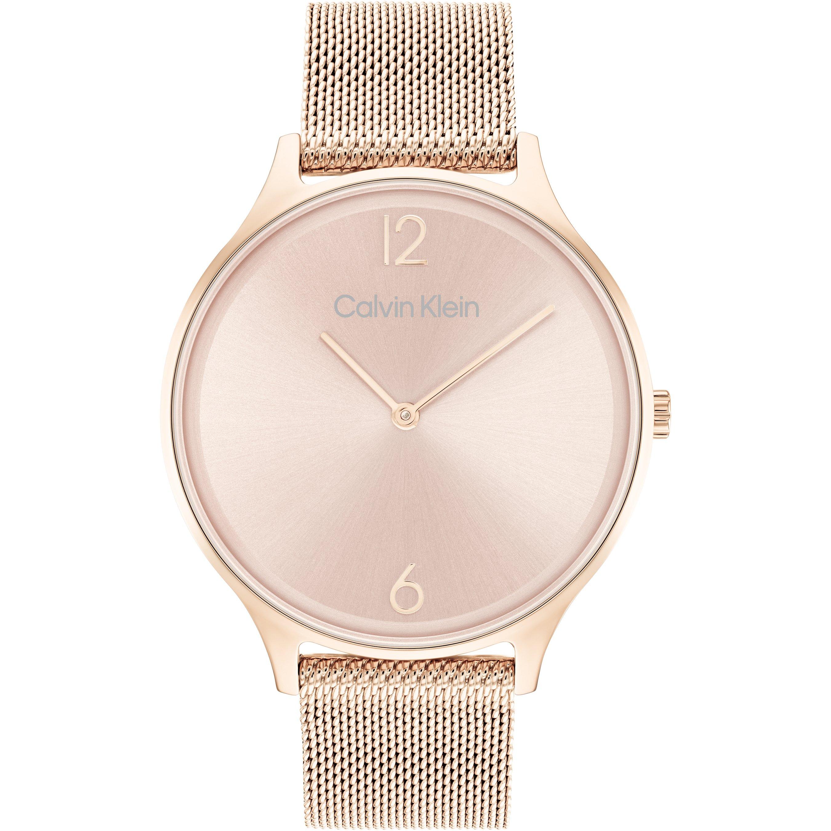 Carnation Gold - Calvin Klein - Ladies Calvin Klein Mesh Watch - 1