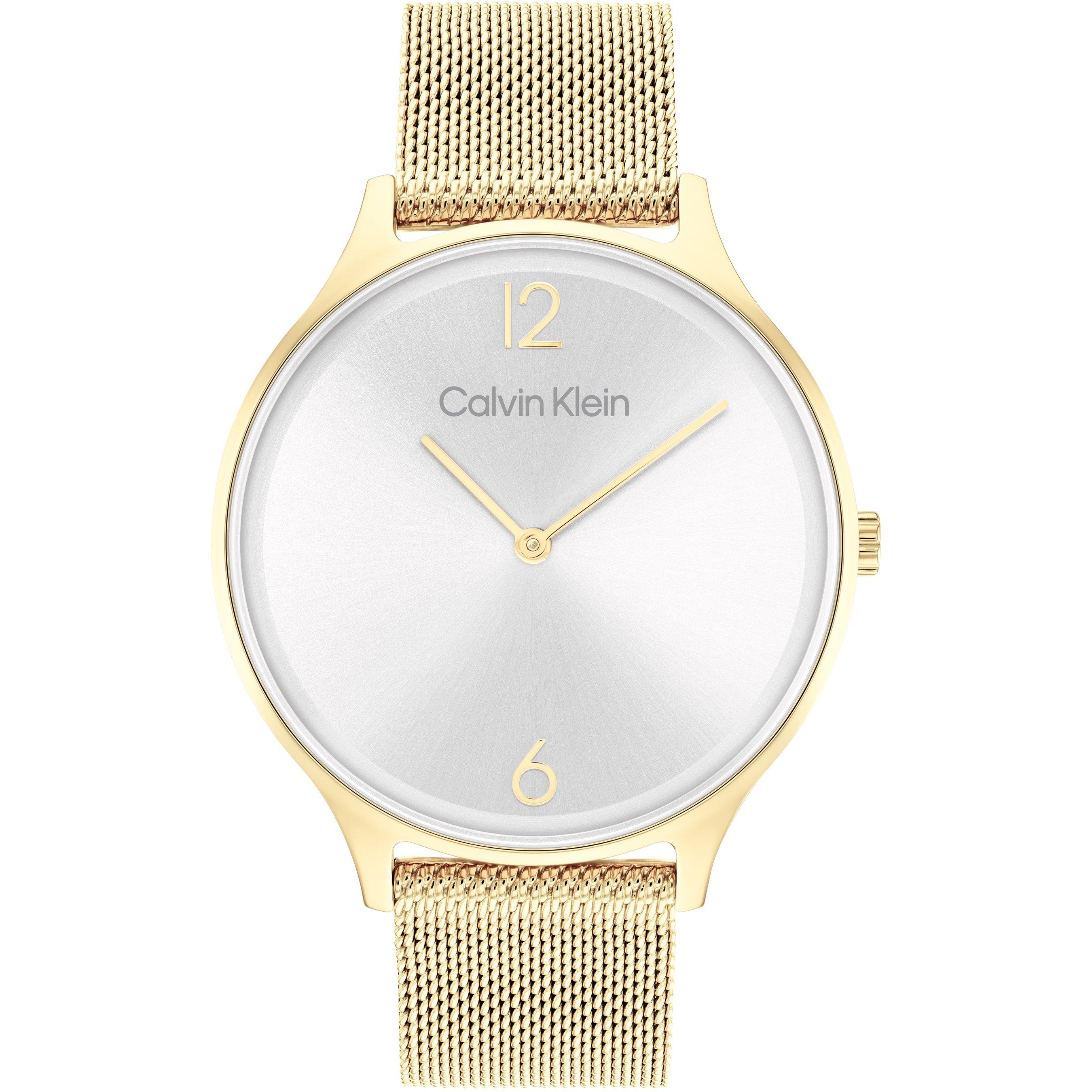 Gold - Calvin Klein - Ladies Calvin Klein Mesh Watch - 1