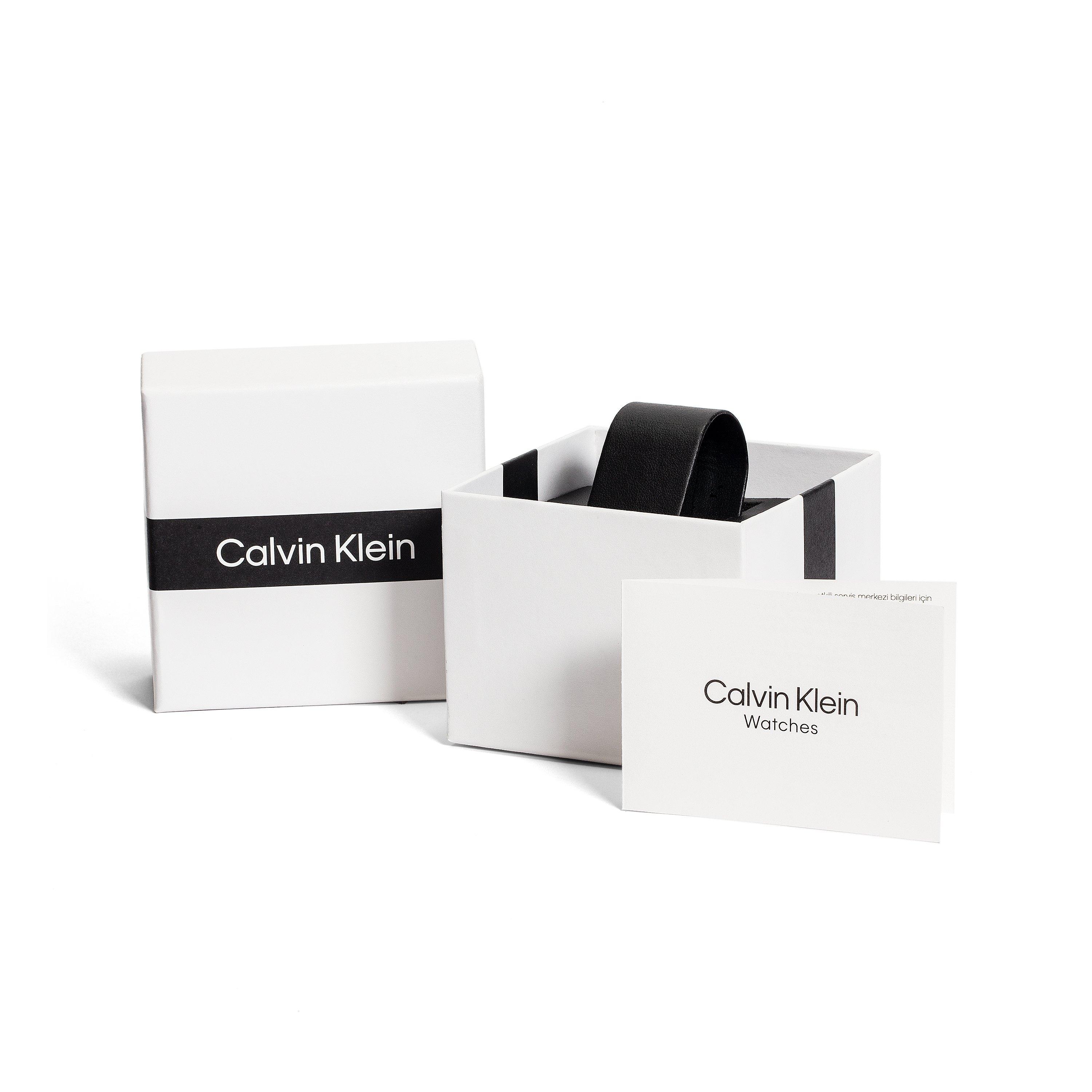 Gold - Calvin Klein - Ladies Calvin Klein Mesh Watch - 4