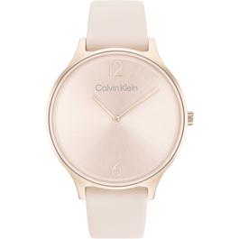 Calvin Klein Ladies Calvin Klein Leather Strap Watch