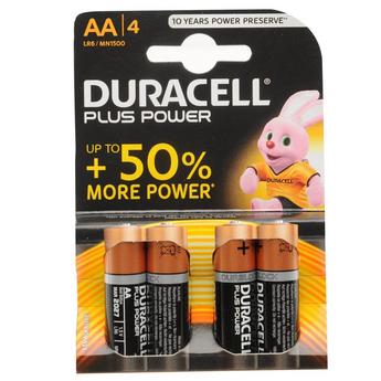 Duracell Duracell Plus AA batteries 4 Pack