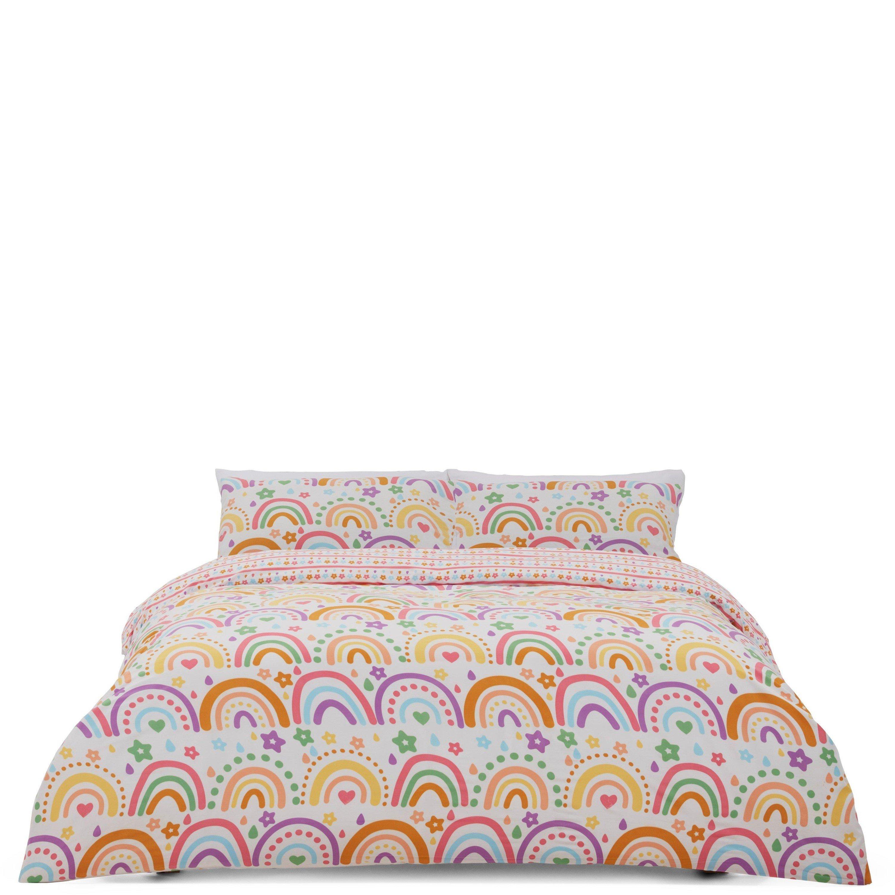 Multi - Homelife - Rainbow Stars Duvet Set - 4