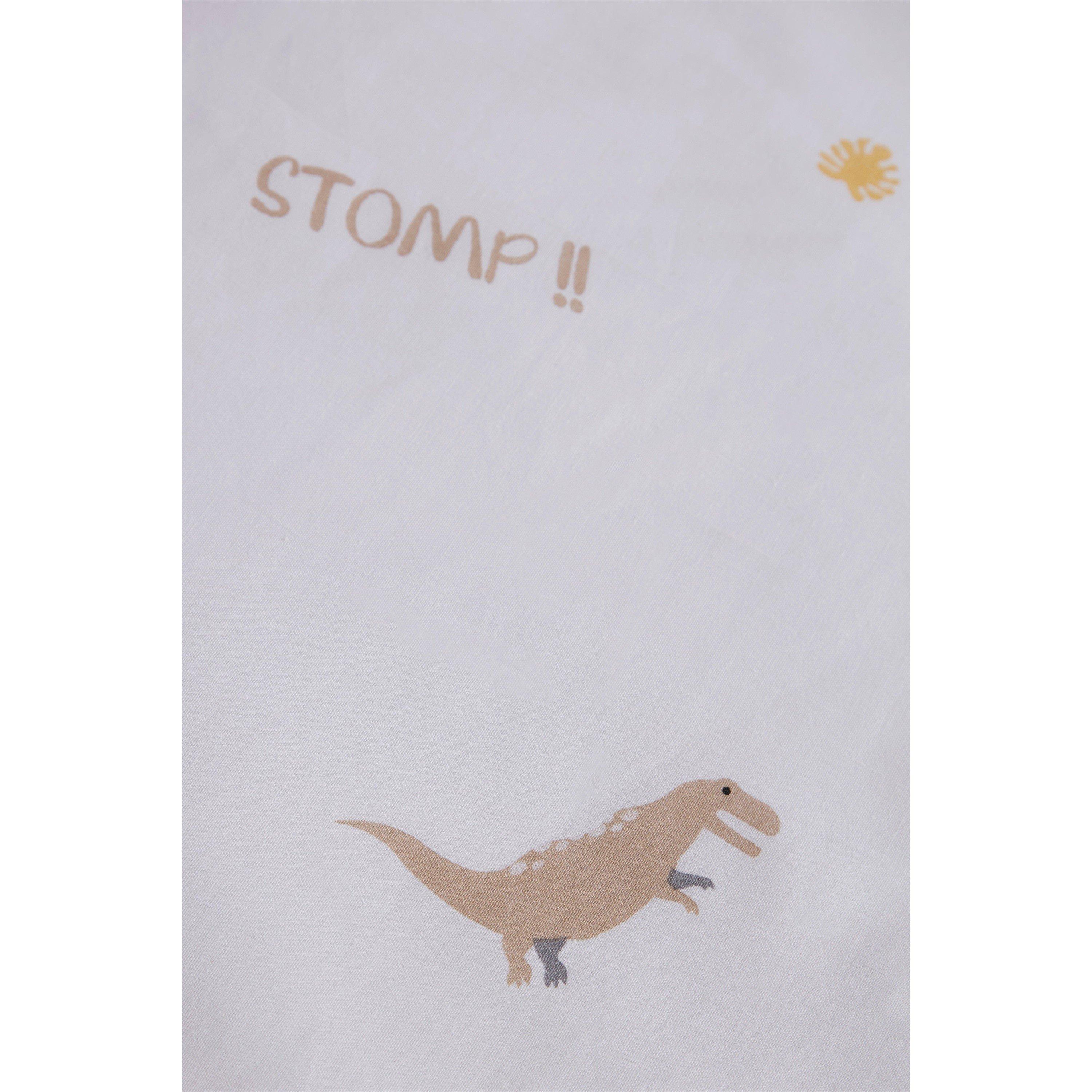 White - Homelife - Cotton Dino Duvet Set - 3