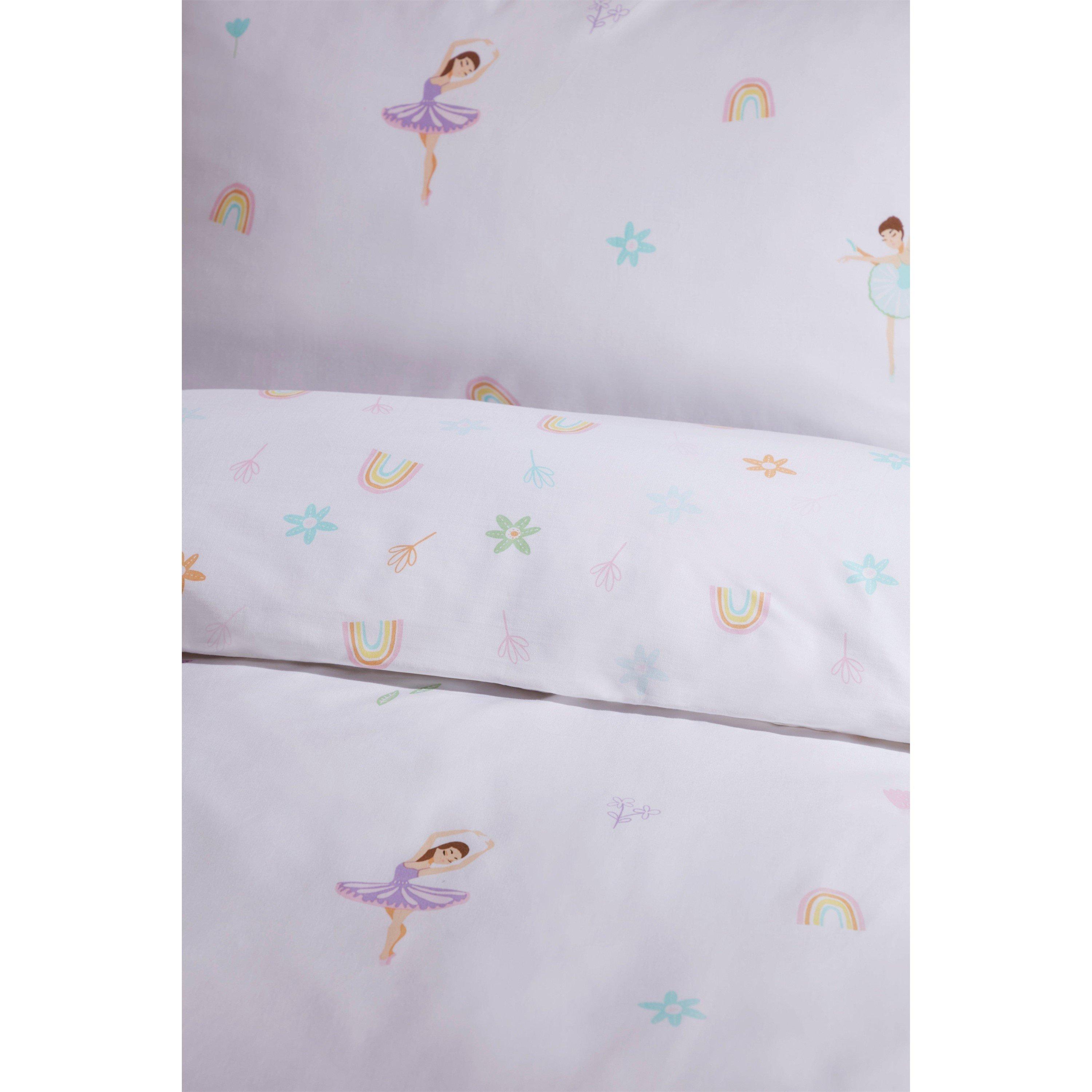 White - Homelife - Cotton Fairy Rainbow Kids Duvet Set - 2
